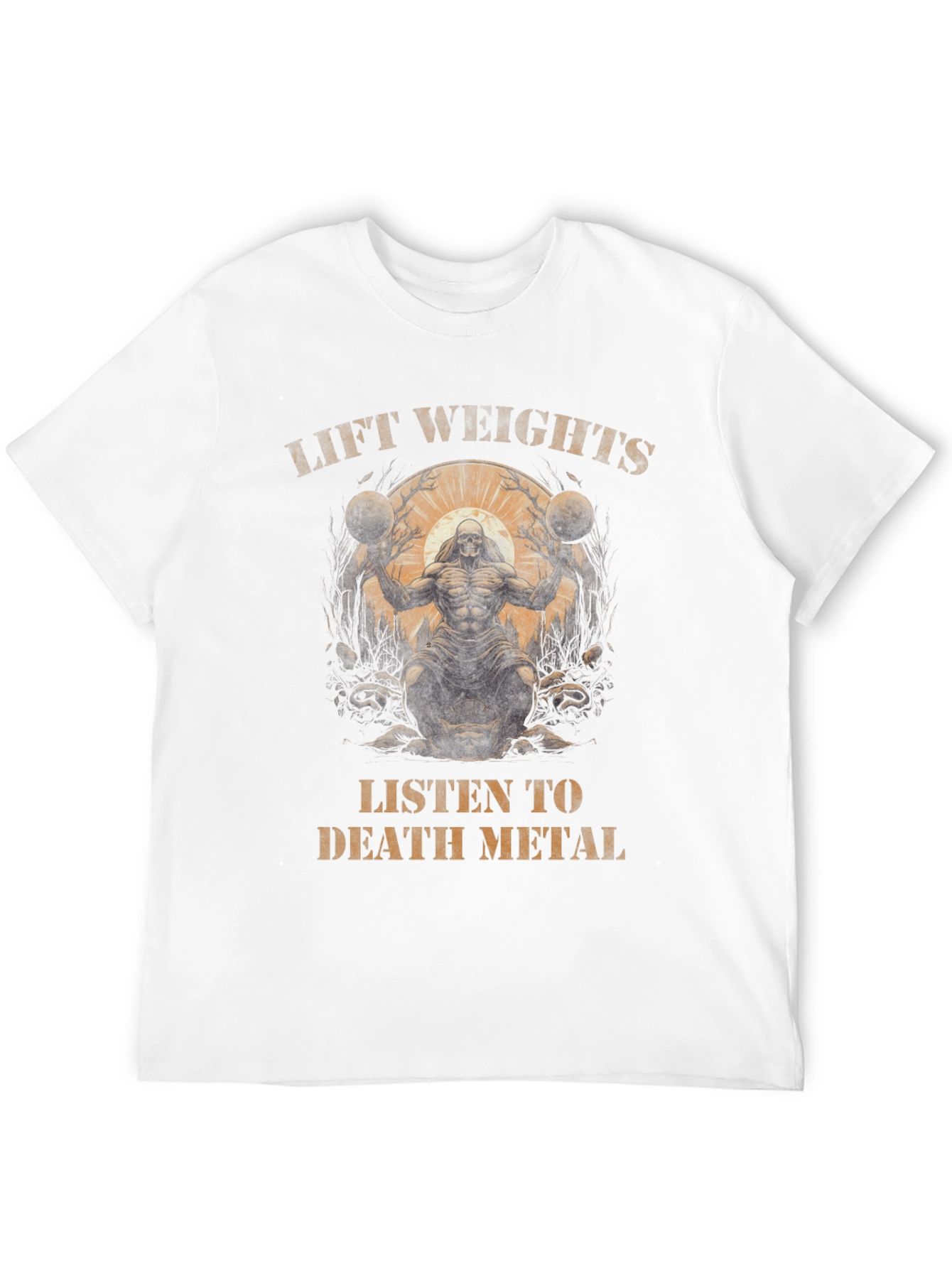 Lift Weights Death Metal Graphic Tee