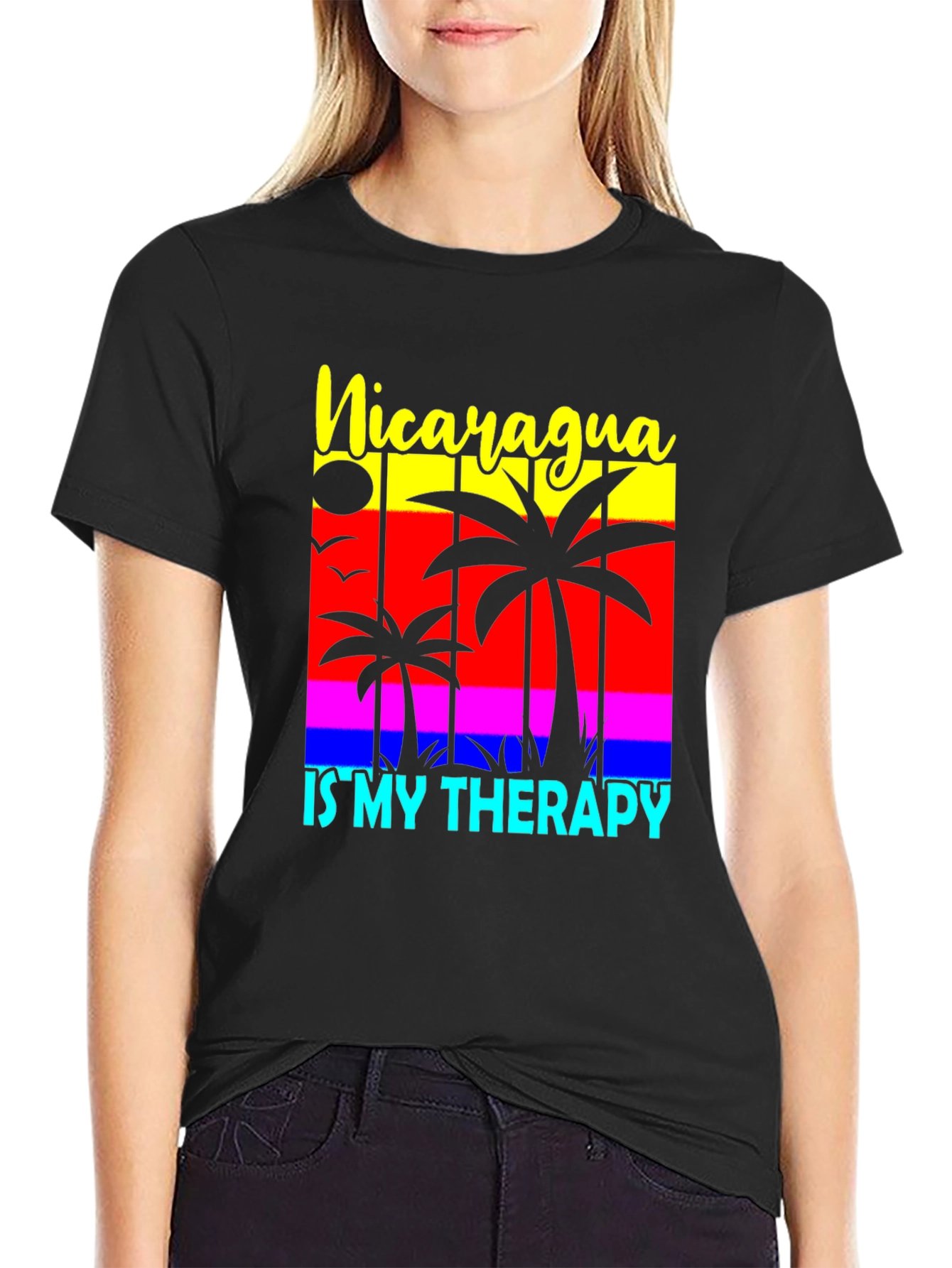 Nicaragua Is My Therapy Graphic Tee