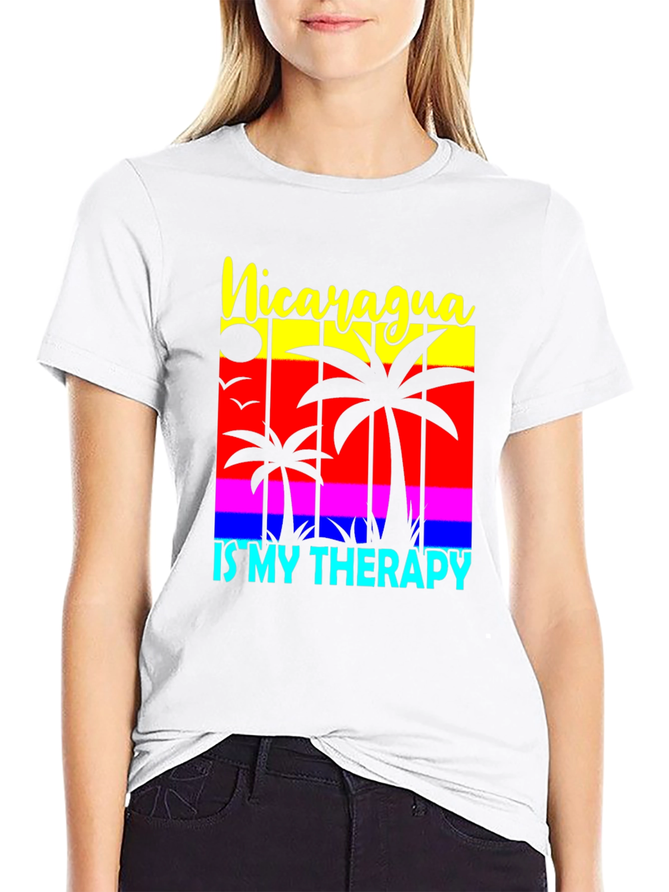 Nicaragua Is My Therapy Graphic Tee