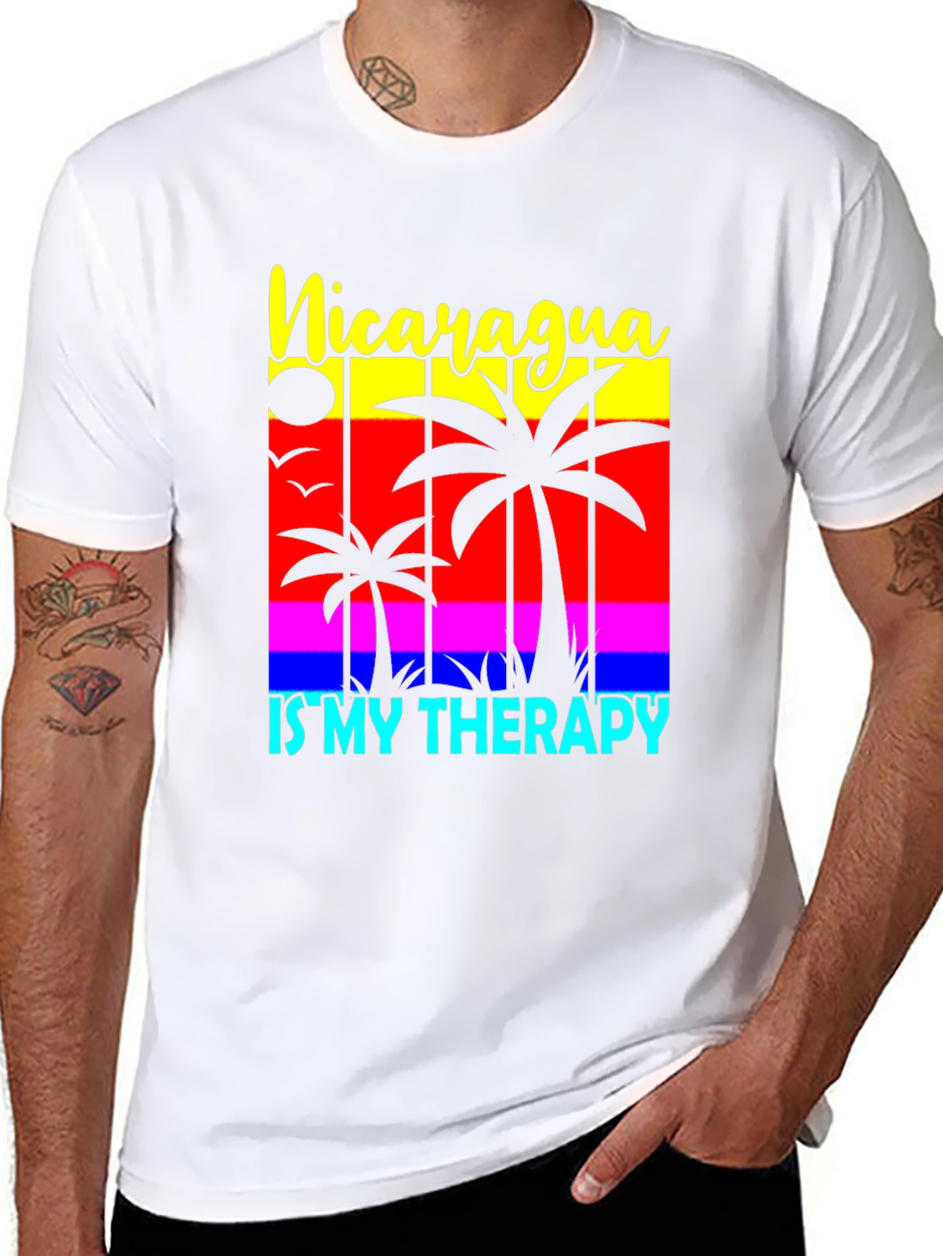 Nicaragua Is My Therapy Graphic Tee