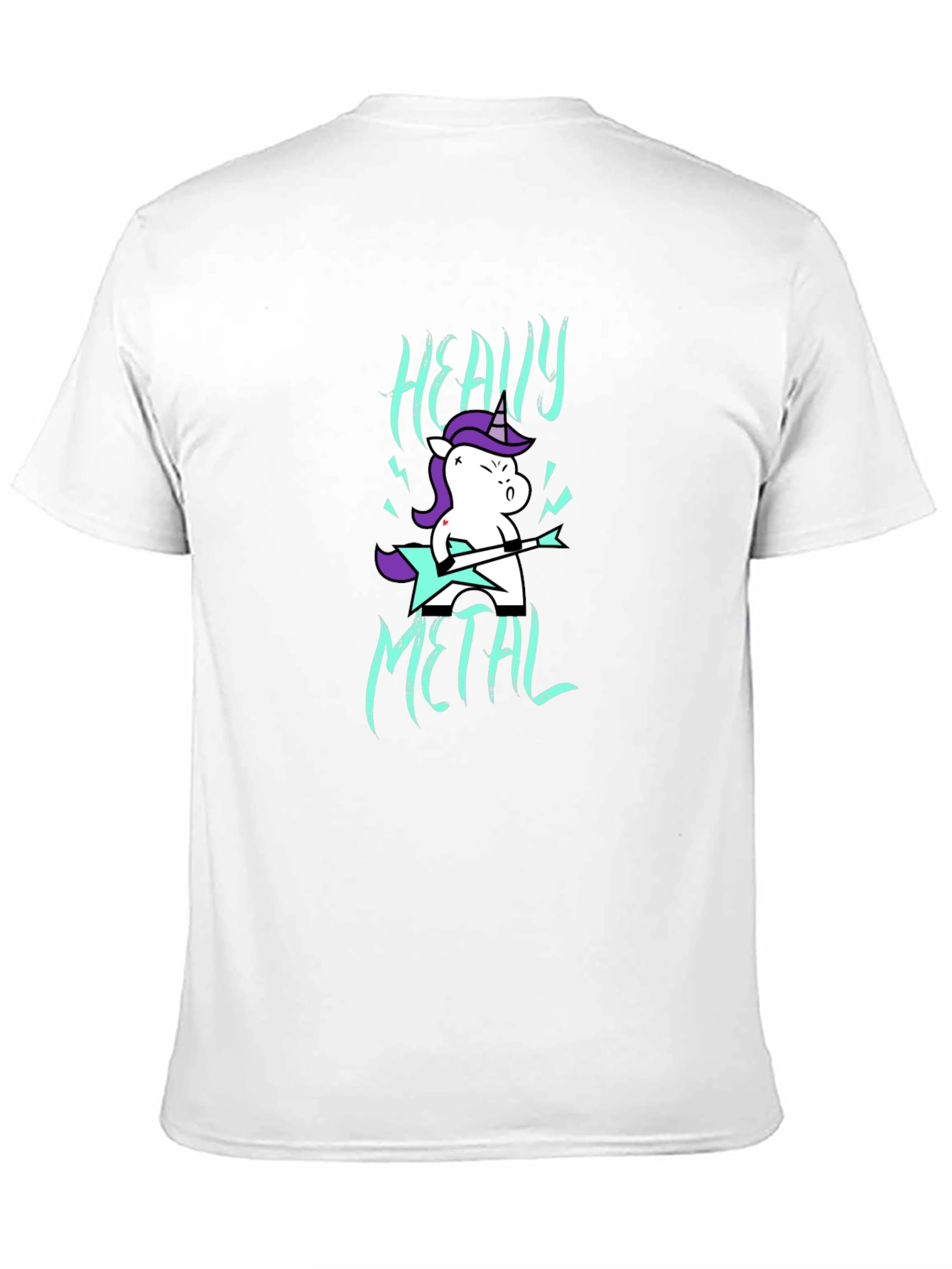 Heavy Metal Unicorn Graphic T-Shirt