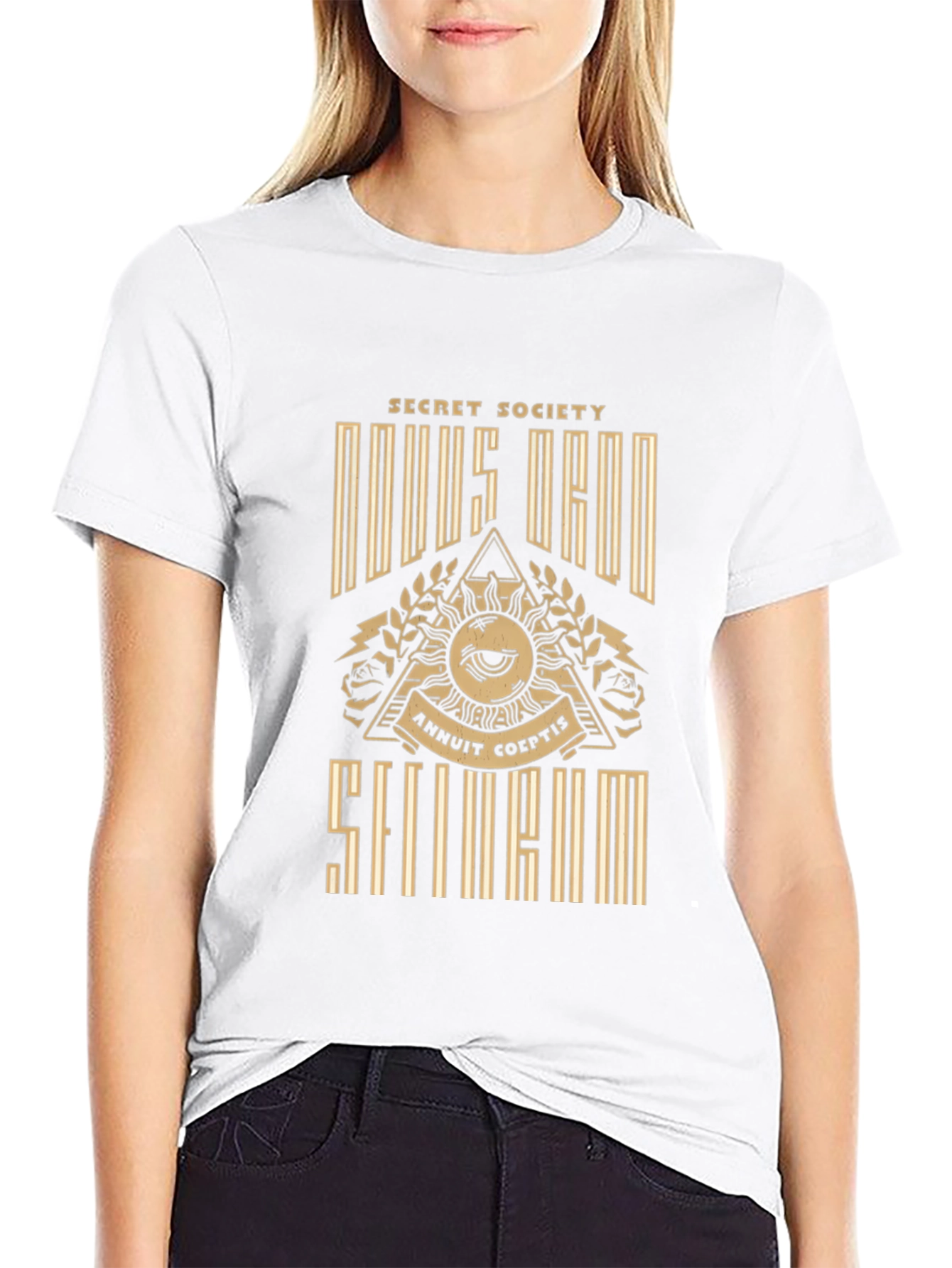 Secret Society Novus Ordo Seclorum Graphic T-Shirt