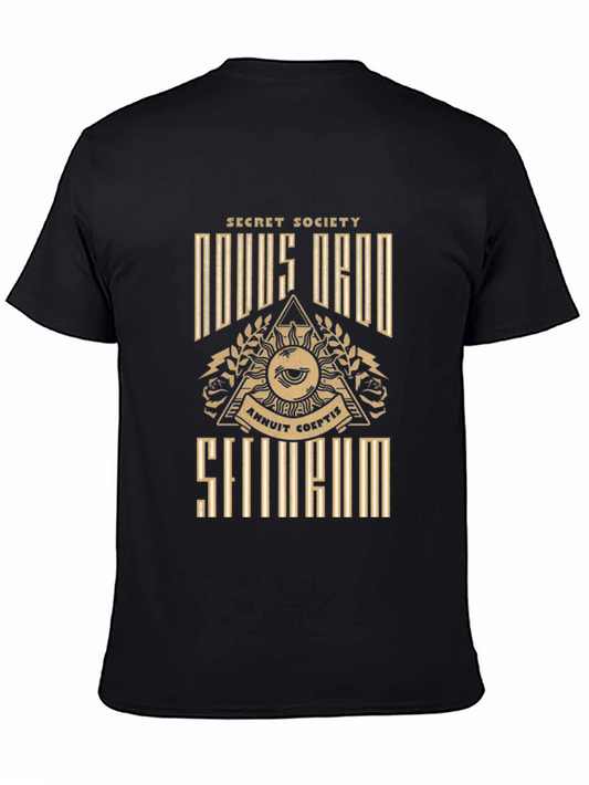 Secret Society Novus Ordo Seclorum Graphic T-Shirt