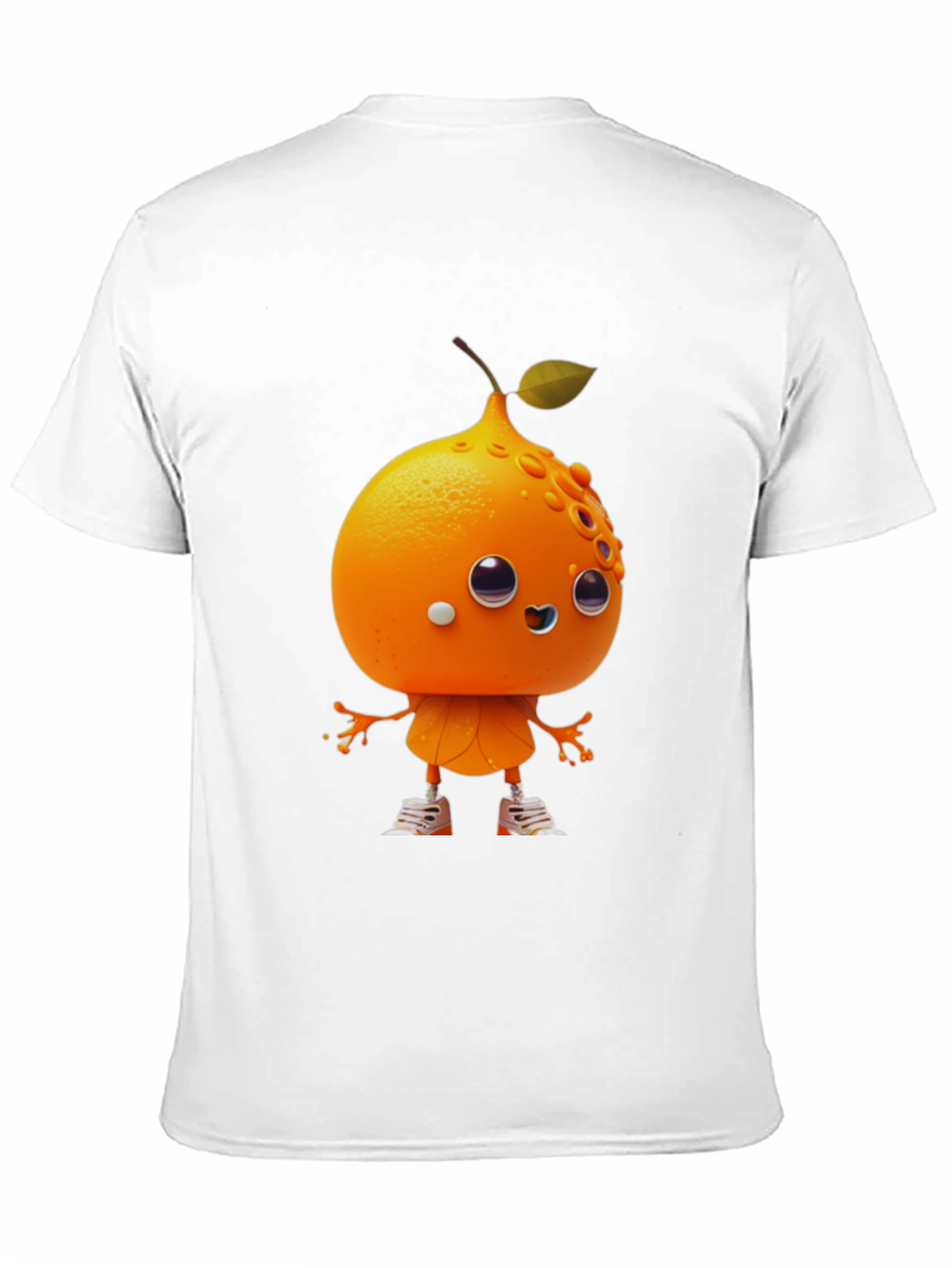 Orange Character Graphic Tee