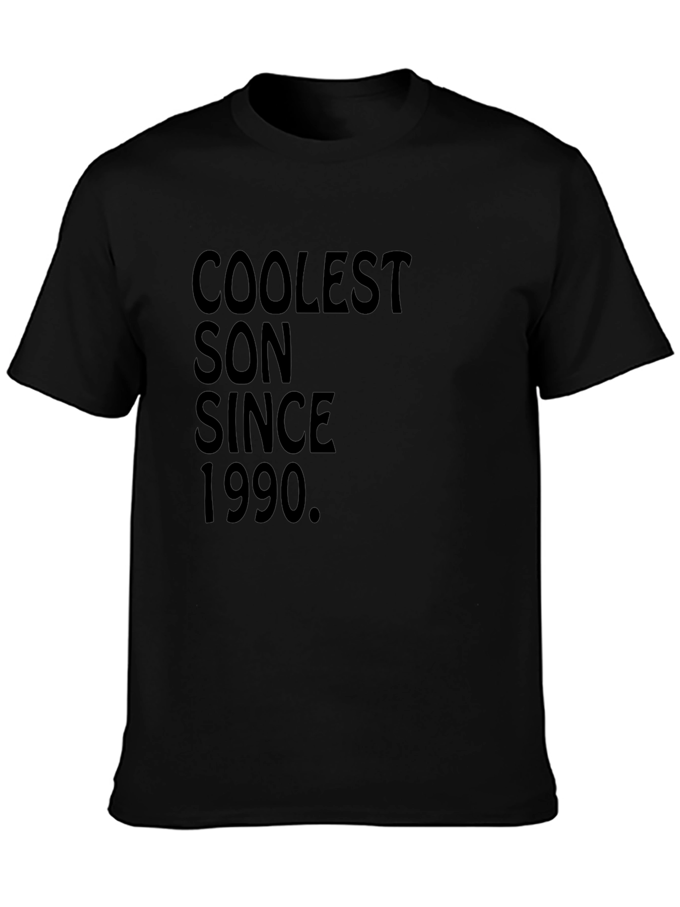 Coolest Son Since 1990 Black Graphic Tee