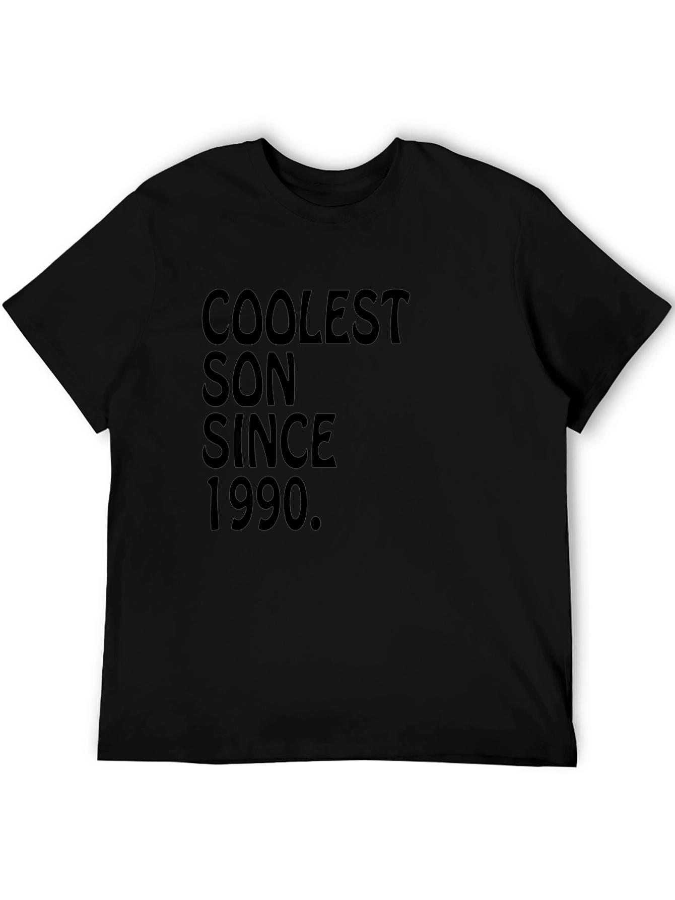 Coolest Son Since 1990 Black Graphic Tee