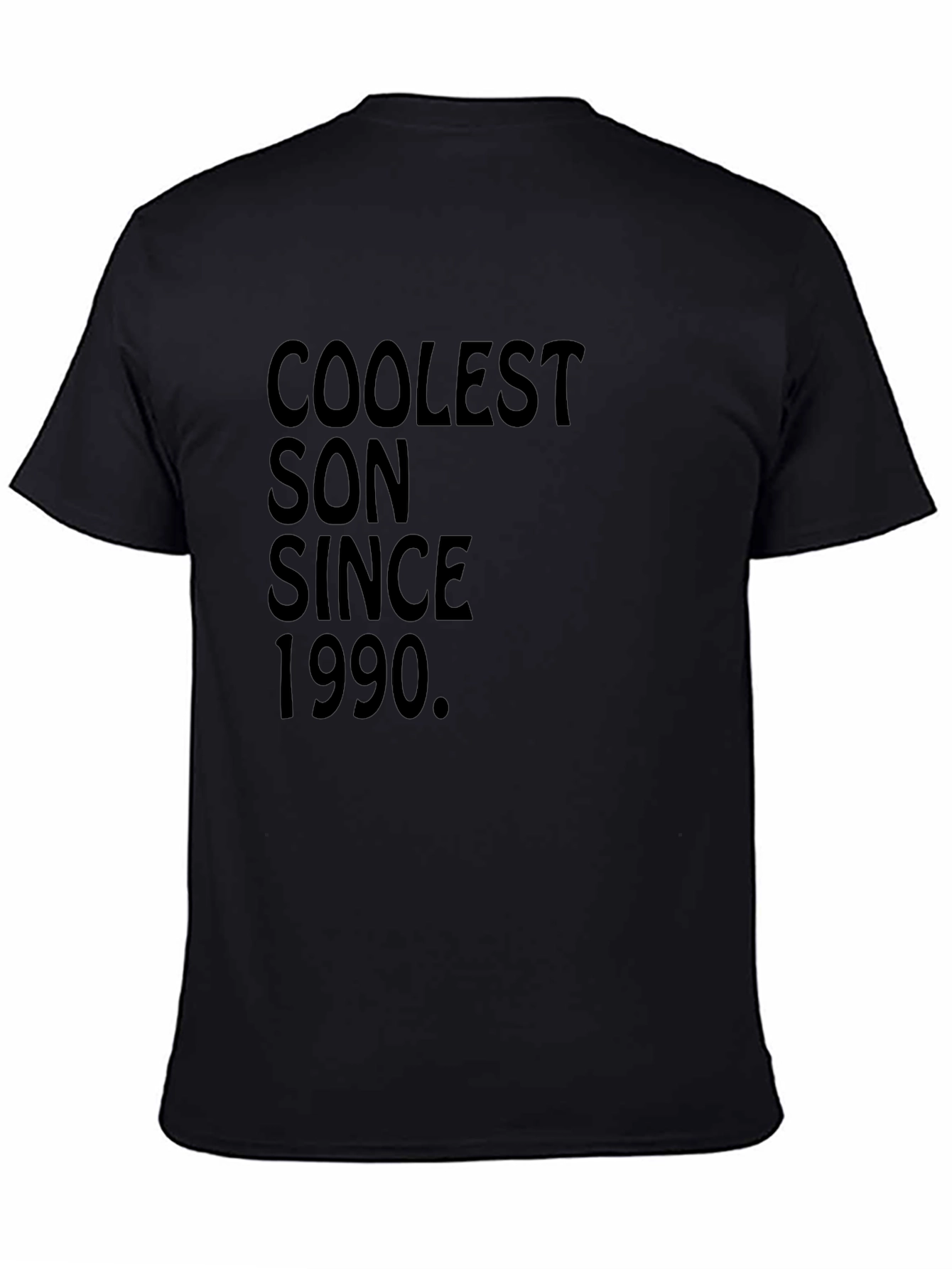 Coolest Son Since 1990 Black Graphic Tee