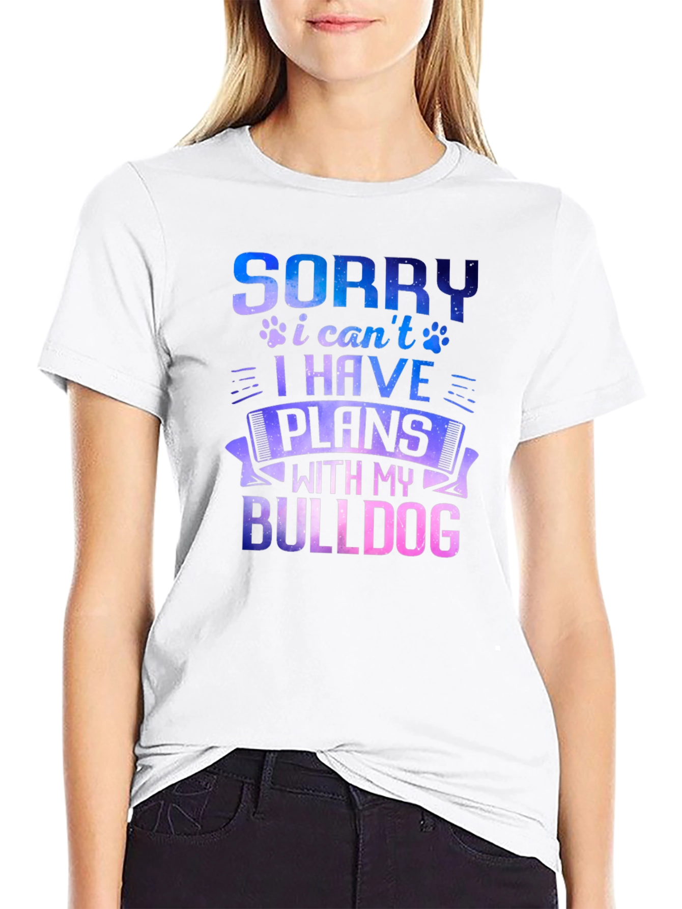 Sorry I Have Plans with My Bulldog T-Shirt