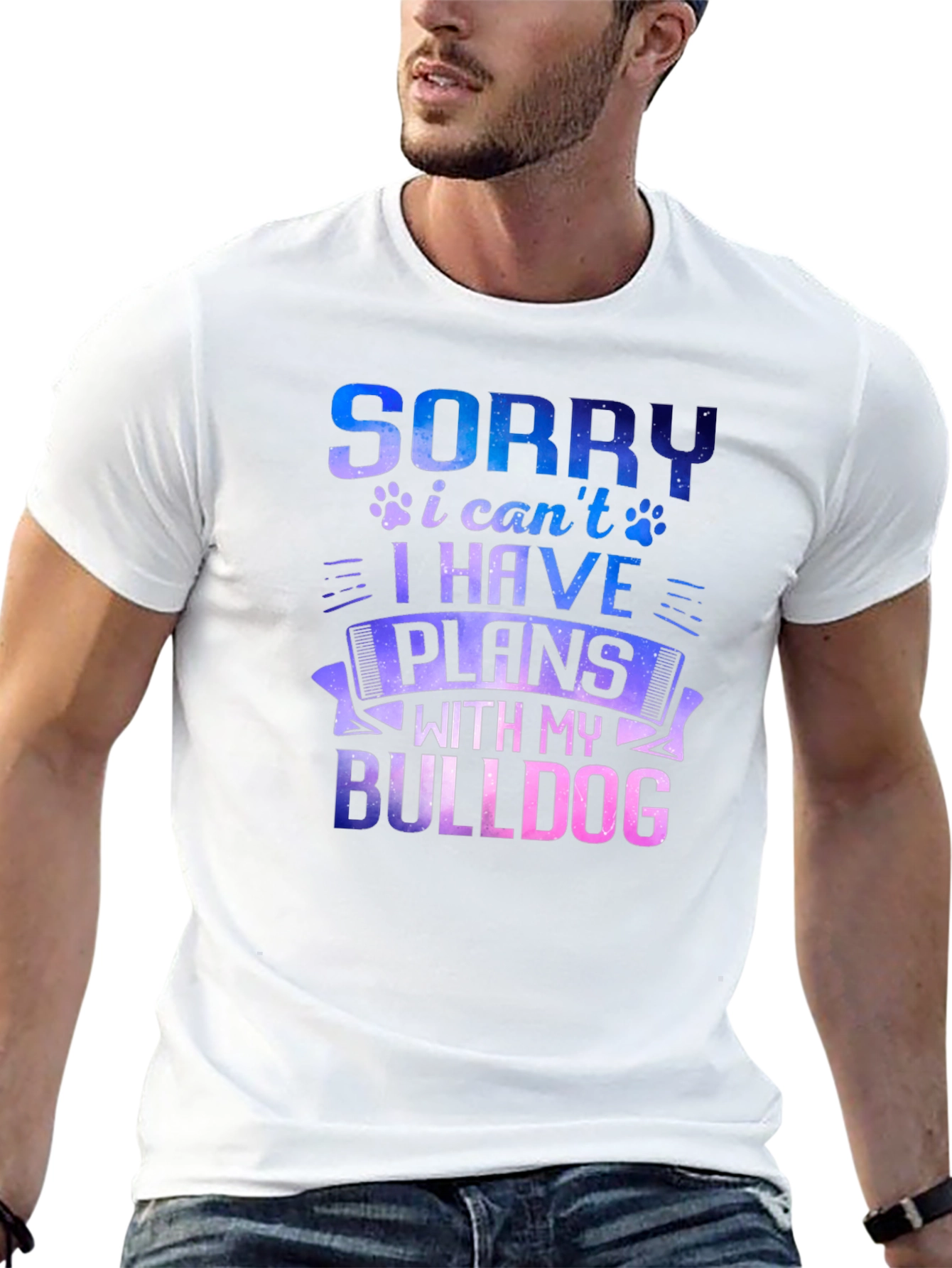 Sorry I Have Plans with My Bulldog T-Shirt