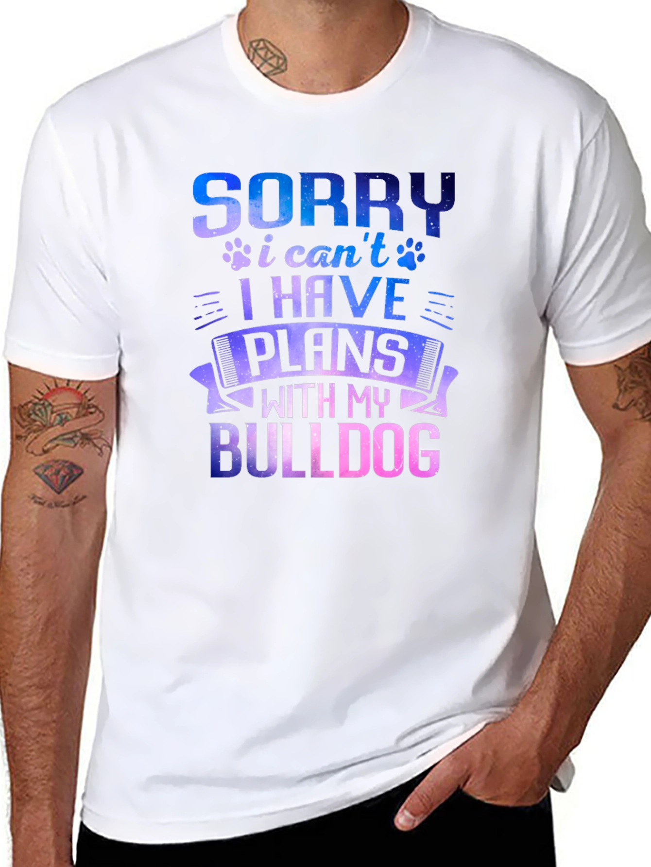 Sorry I Have Plans with My Bulldog T-Shirt