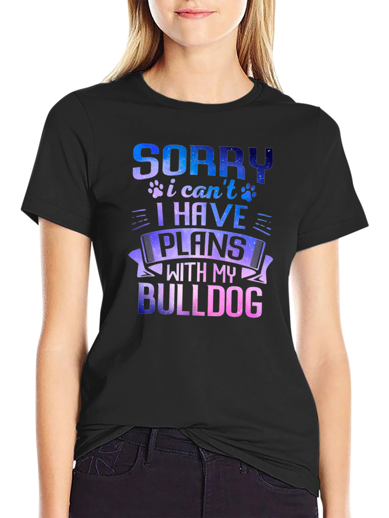Sorry I Have Plans with My Bulldog T-Shirt