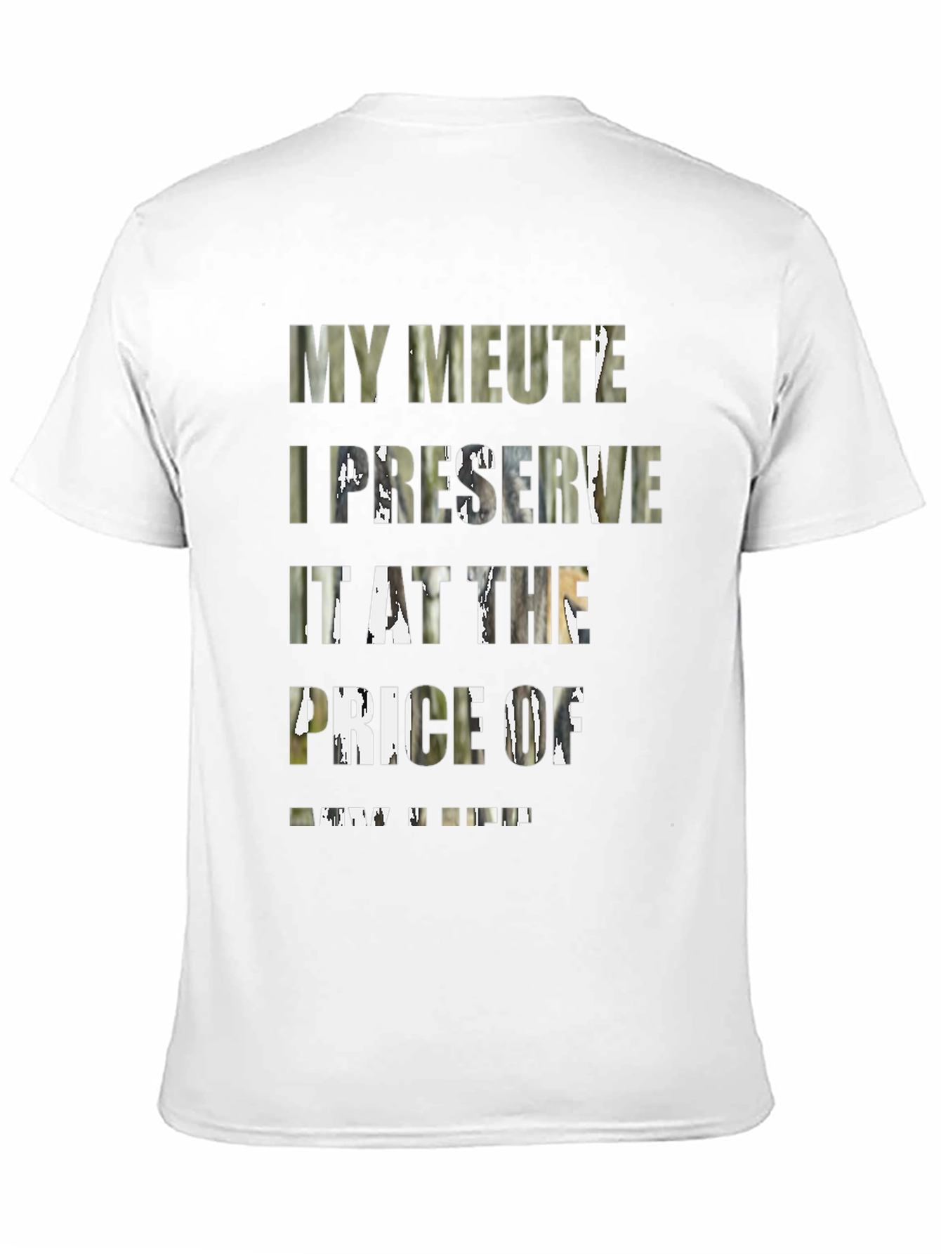 My Meute I Preserve Graphic Black Tee