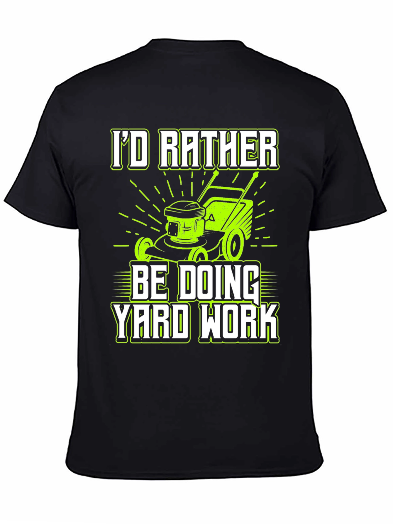 Yard Work T-Shirt - Lawn Mower Graphic Tee