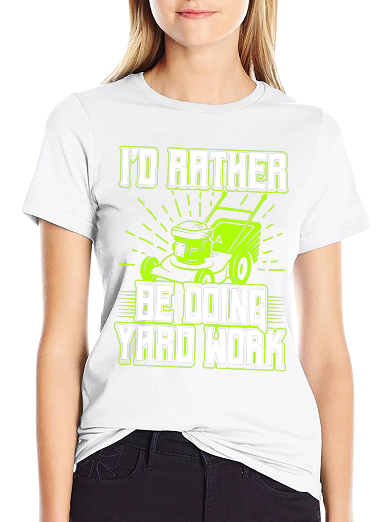 Yard Work T-Shirt - Lawn Mower Graphic Tee