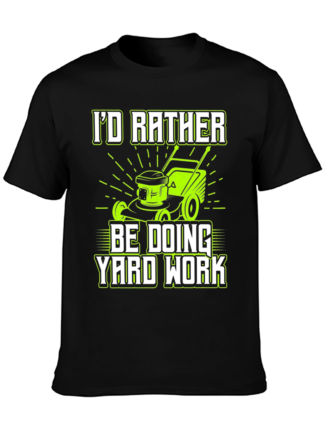 Yard Work T-Shirt - Lawn Mower Graphic Tee