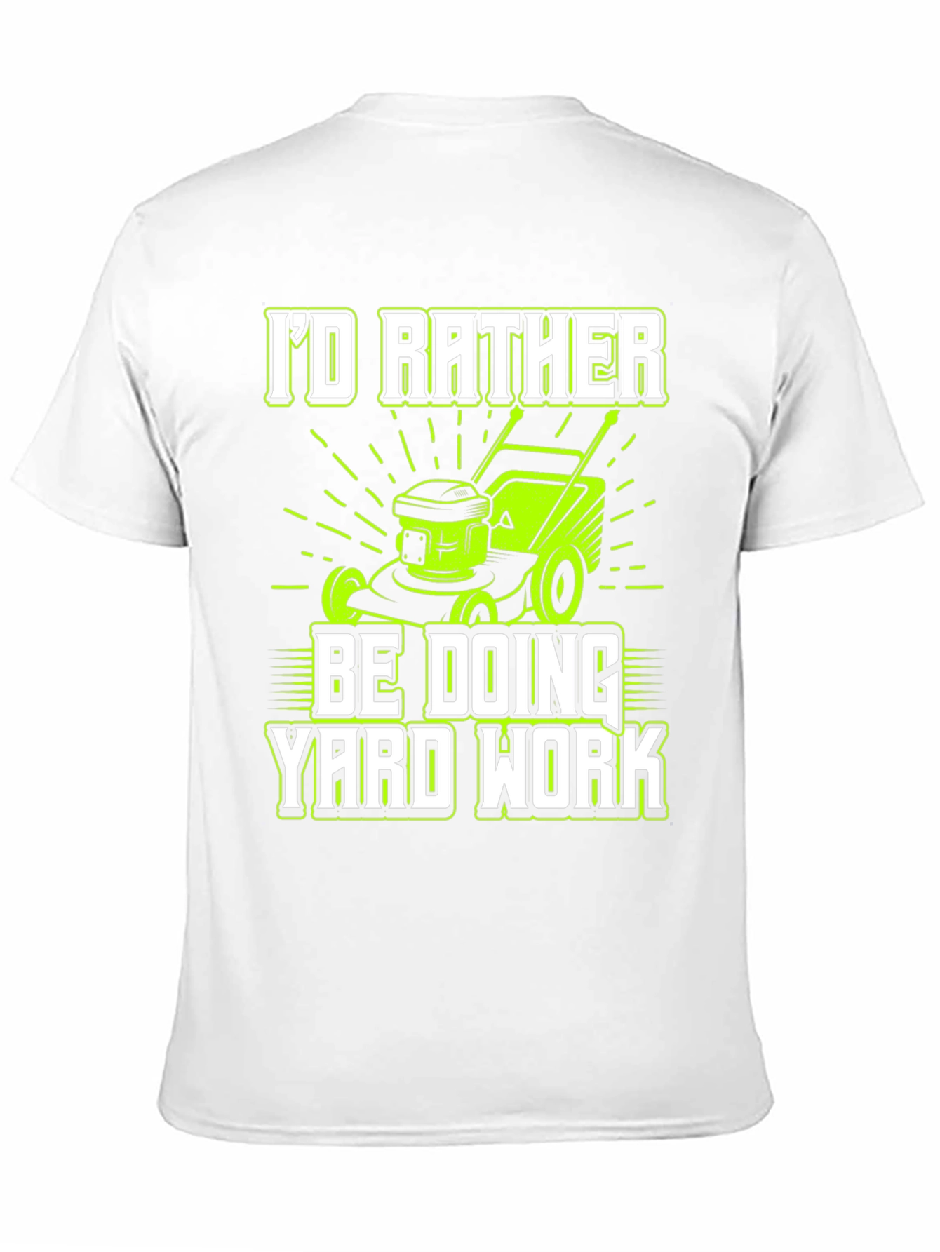 Yard Work T-Shirt - Lawn Mower Graphic Tee