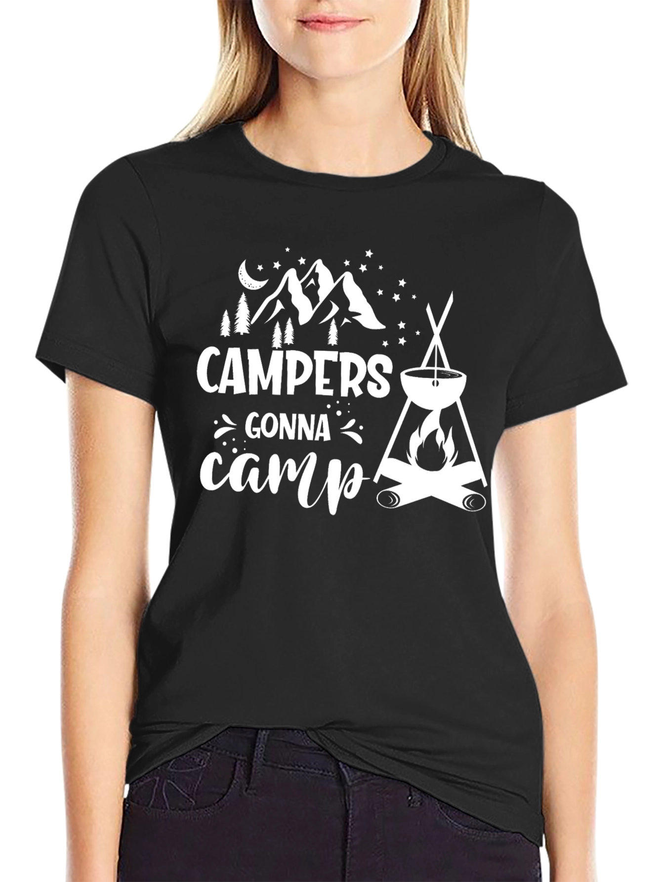 Campers Gonna Camp Graphic T-Shirt