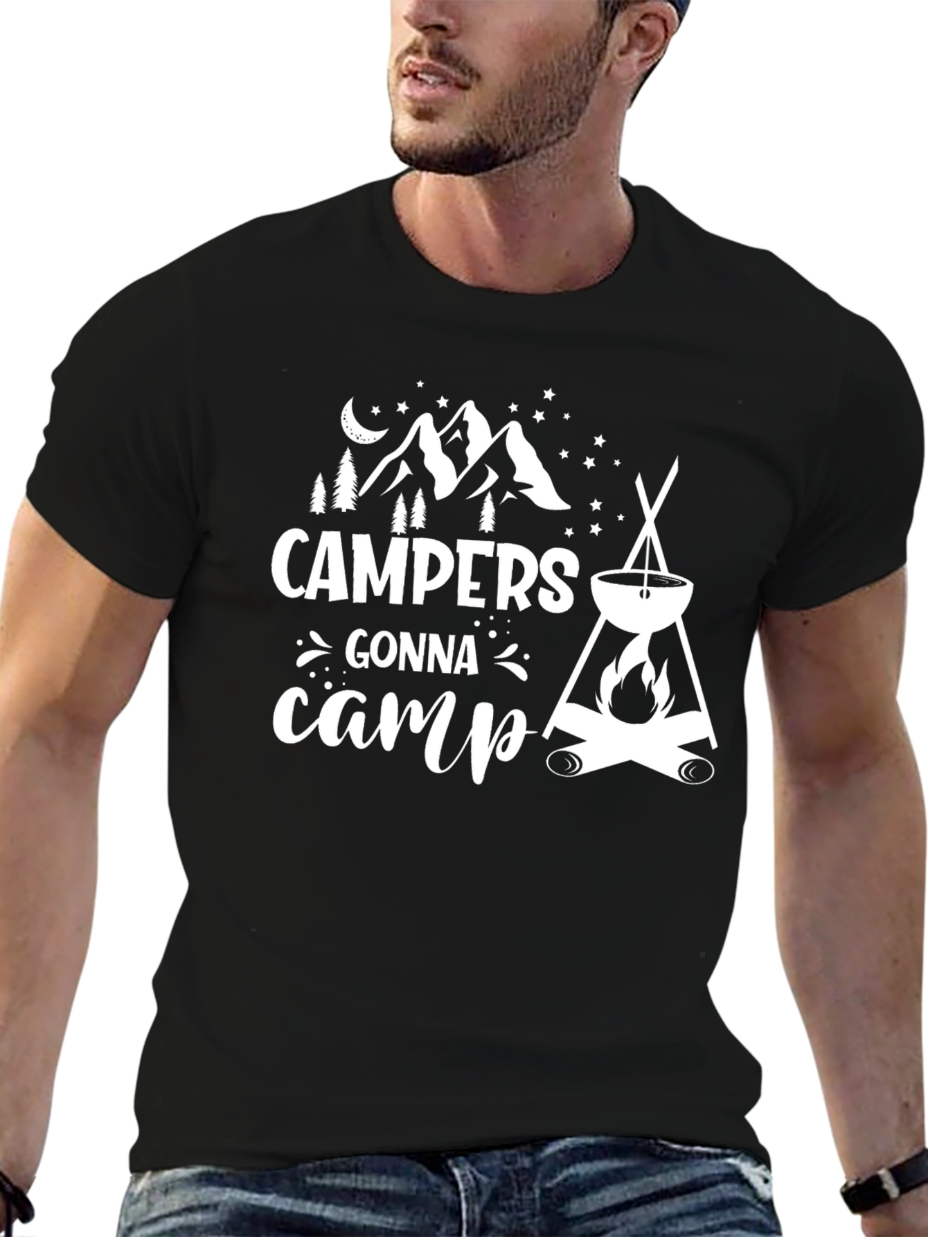 Campers Gonna Camp Graphic T-Shirt