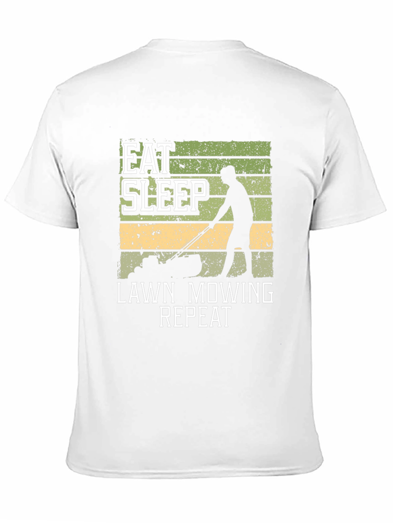Eat Sleep Lawn Mowing Repeat Graphic Tee