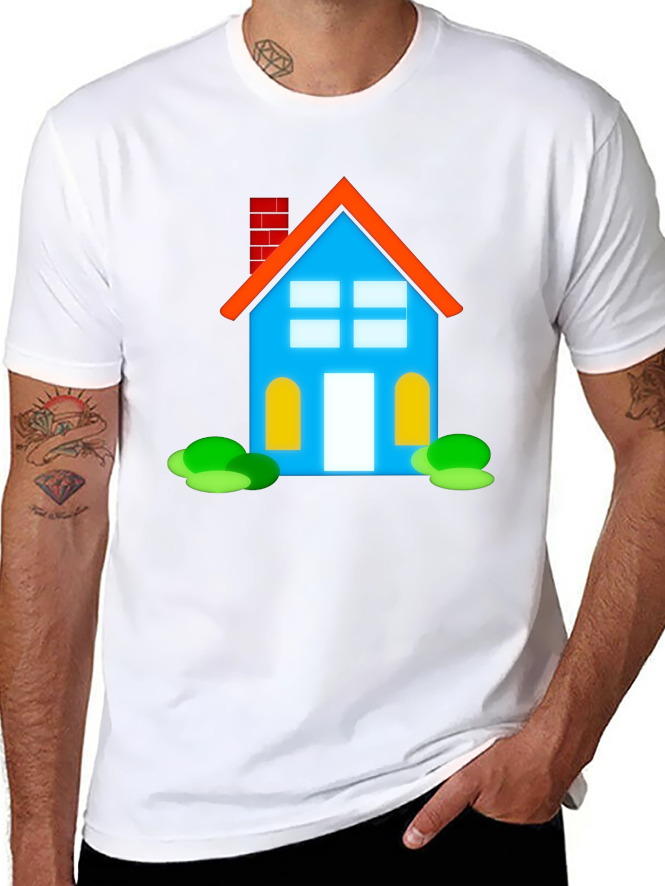 Fun House Graphic Tee - Black
