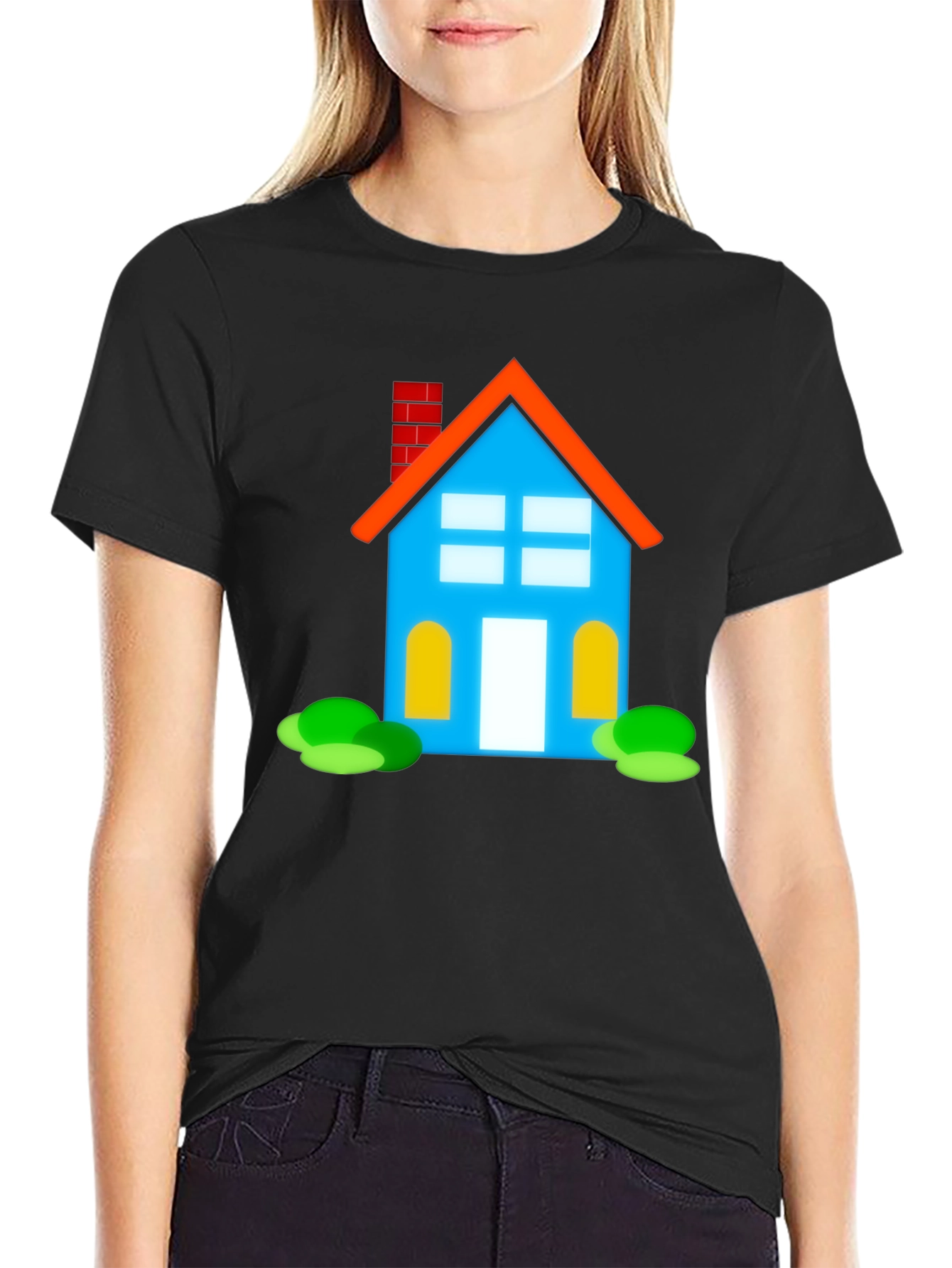 Fun House Graphic Tee - Black