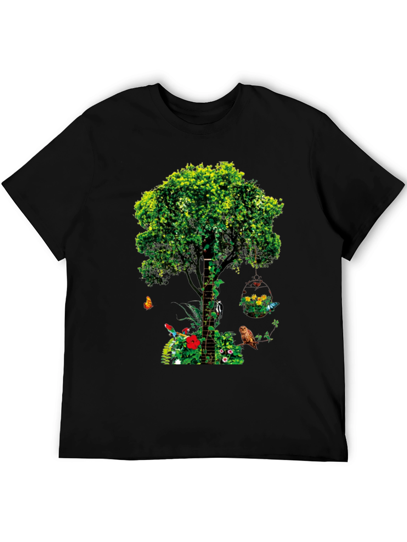 Nature Tree Graphic Tee - Unique Design