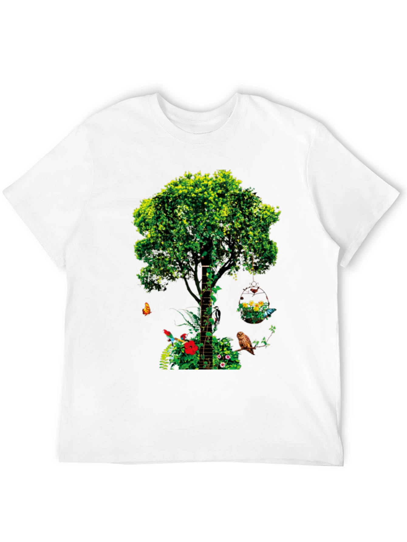 Nature Tree Graphic Tee - Unique Design