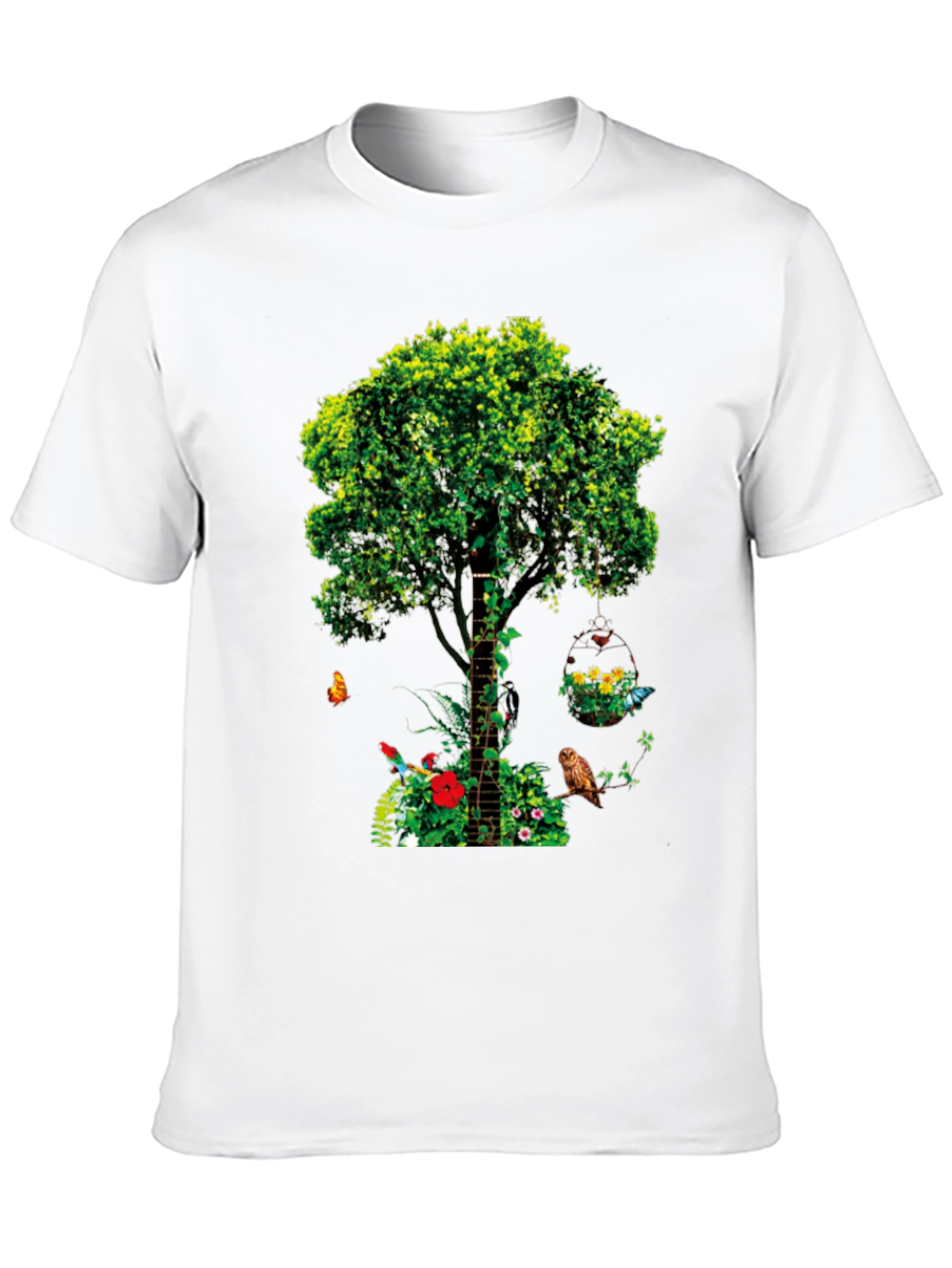 Nature Tree Graphic Tee - Unique Design