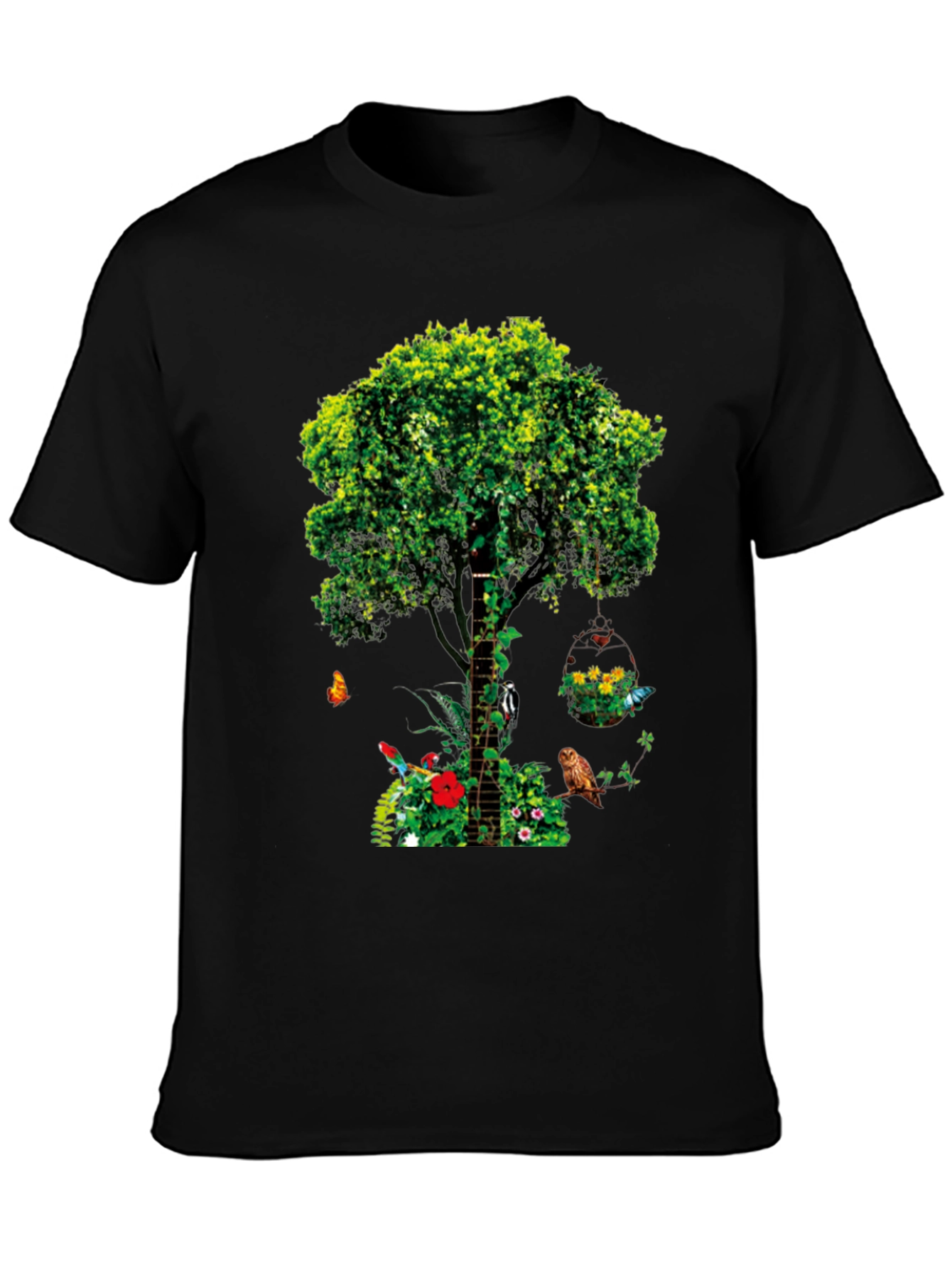 Nature Tree Graphic Tee - Unique Design