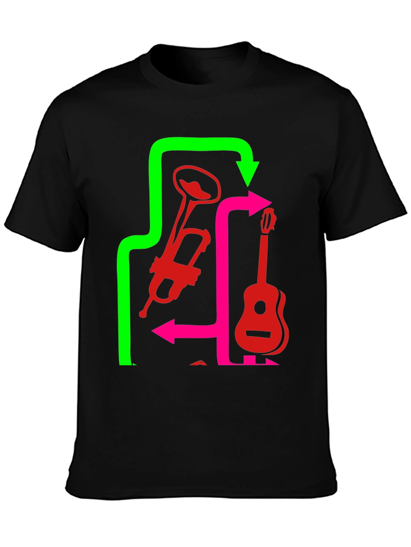 Musical Instrument Arrow T-Shirt