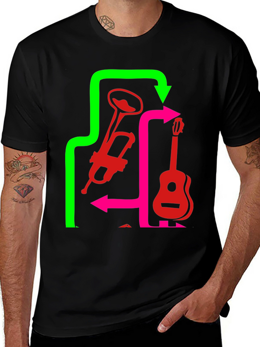 Musical Instrument Arrow T-Shirt