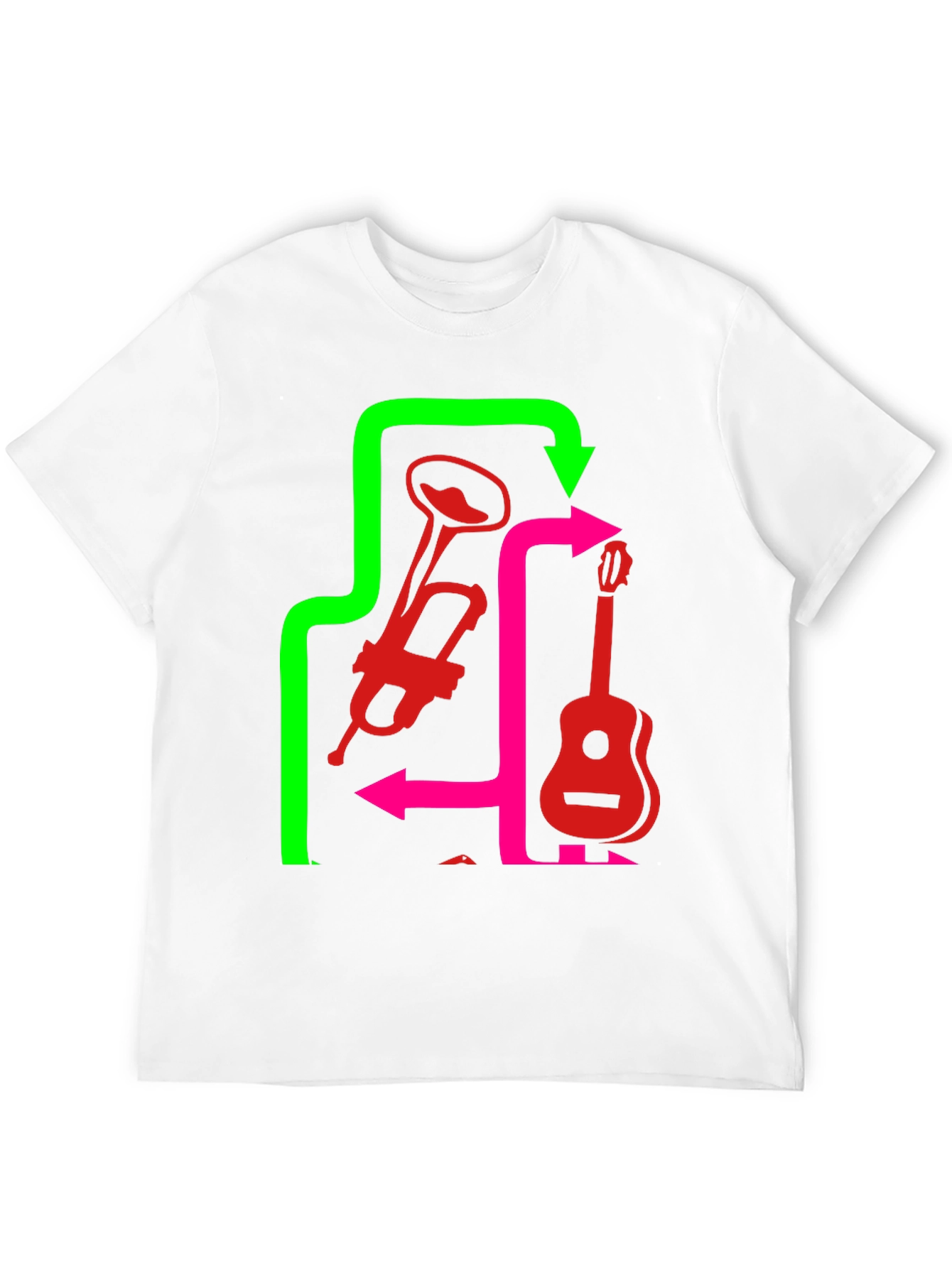 Musical Instrument Arrow T-Shirt