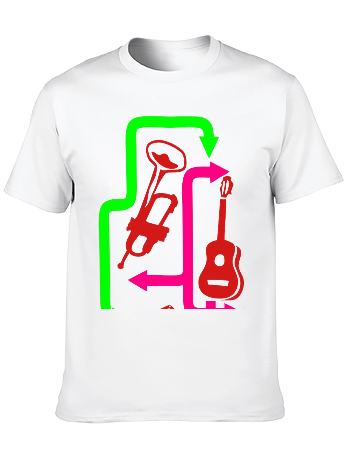 Musical Instrument Arrow T-Shirt