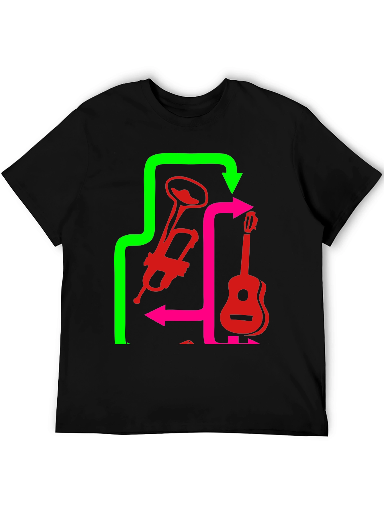 Musical Instrument Arrow T-Shirt