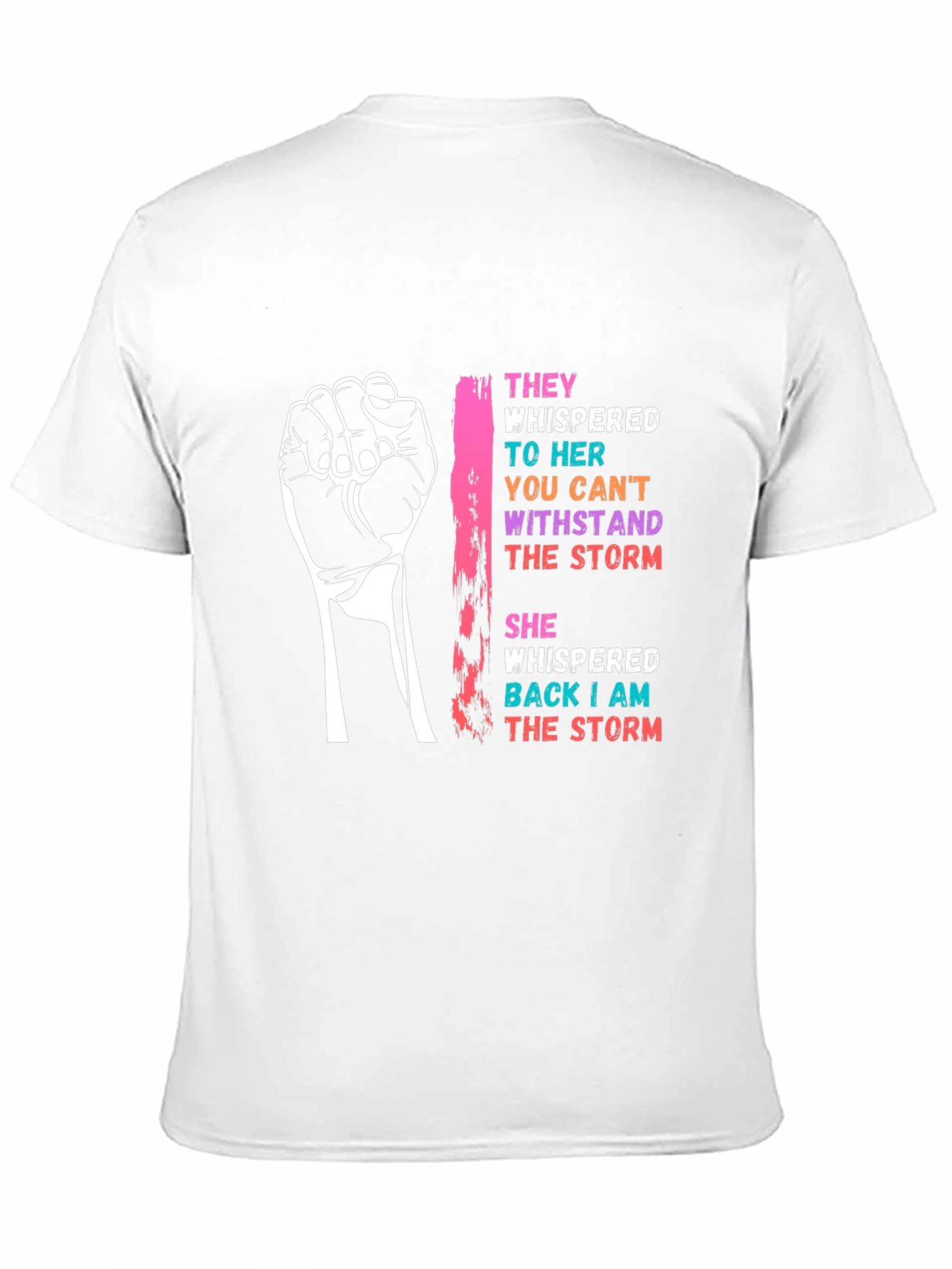 Empowering Womens Black Graphic T-Shirt