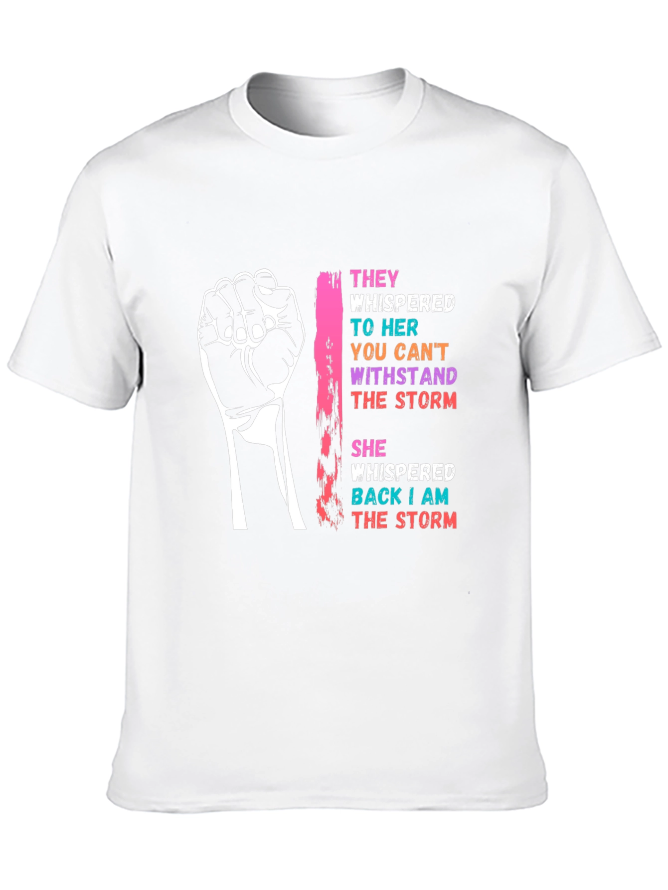Empowering Womens Black Graphic T-Shirt