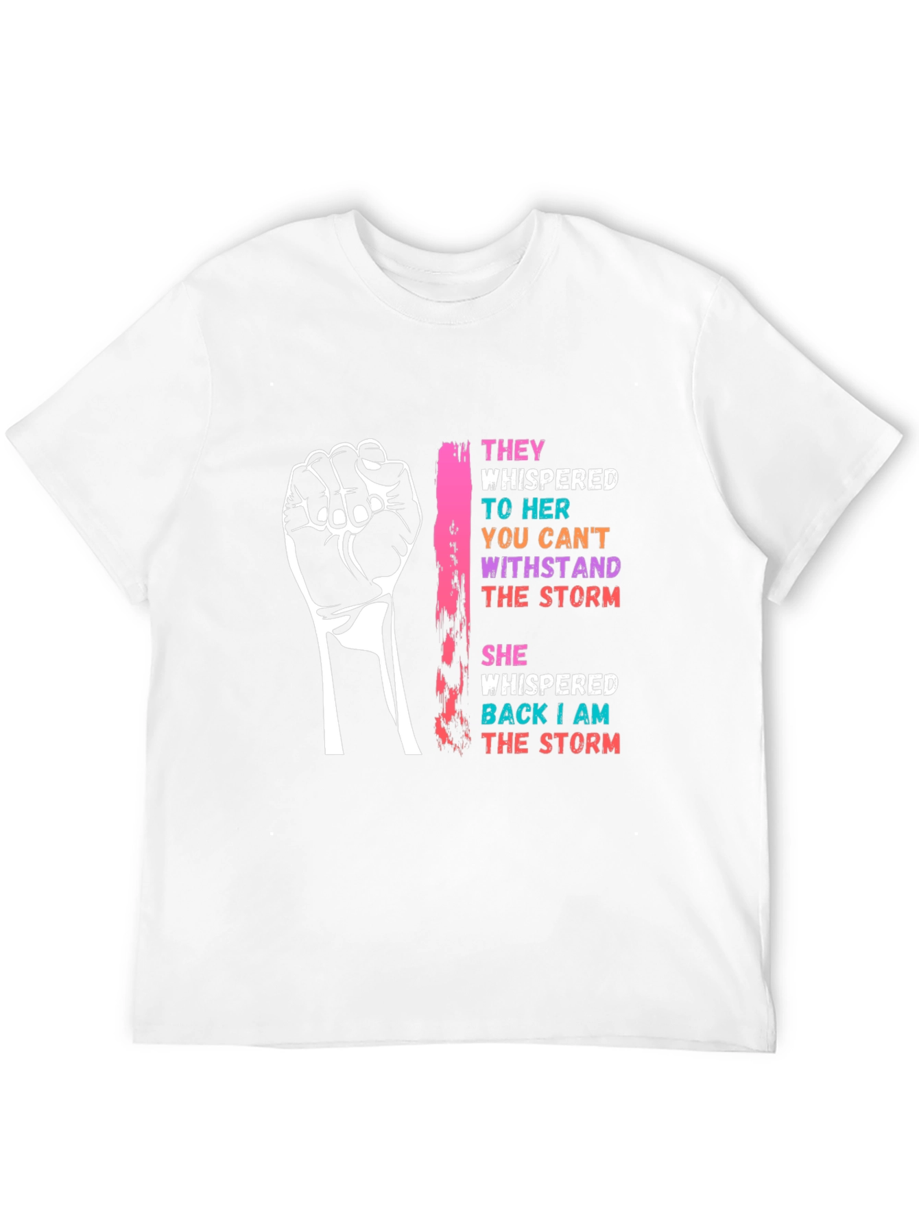 Empowering Womens Black Graphic T-Shirt