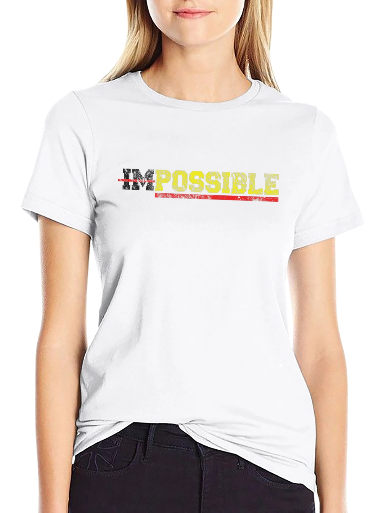 Impossible T-Shirt - Motivational Graphic Tee