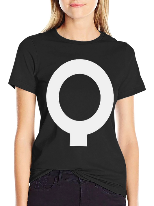 Unique Symbol Black T-Shirt | Casual Wear