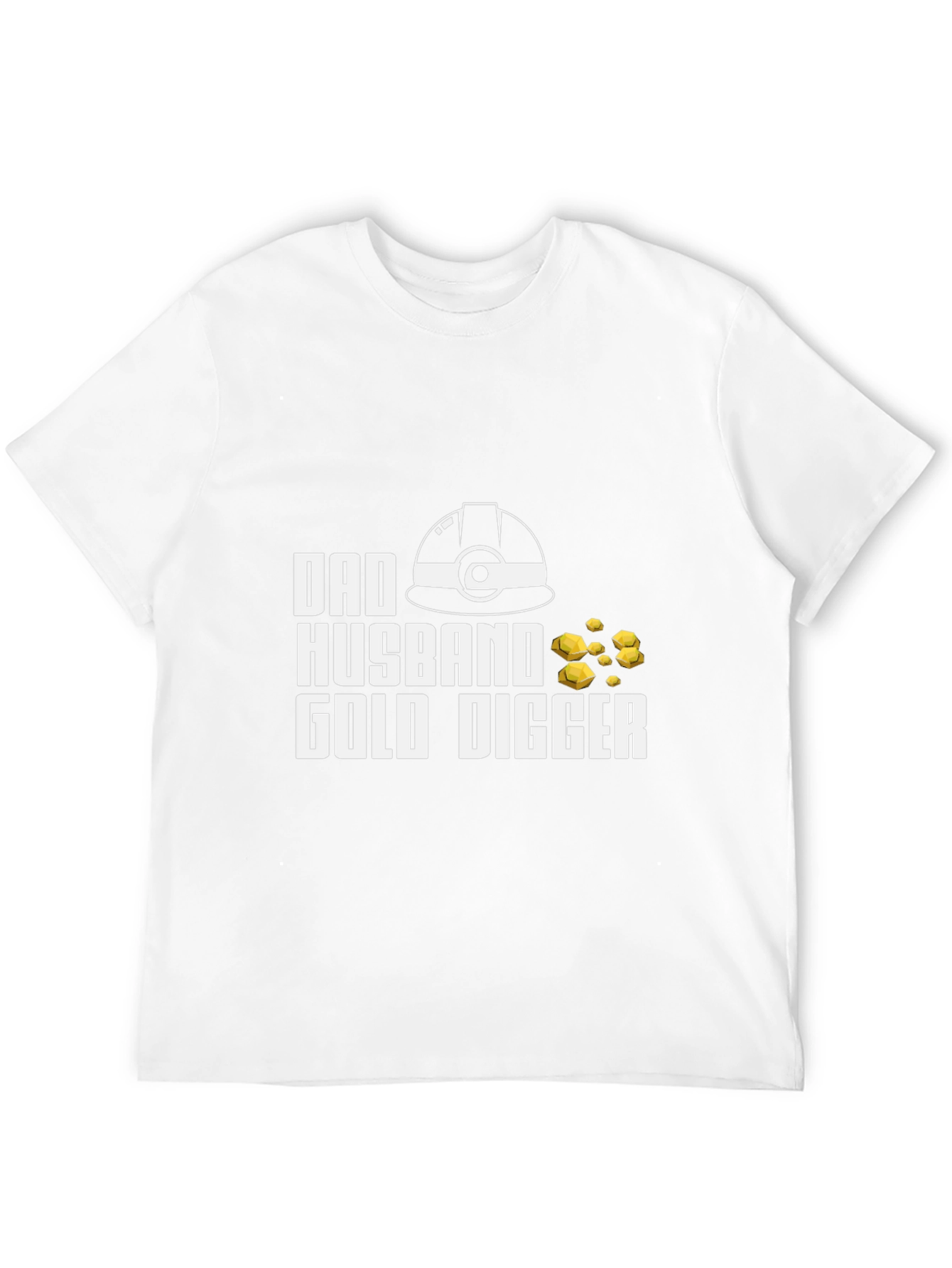 Dad Husband Gold Digger Graphic T-Shirt