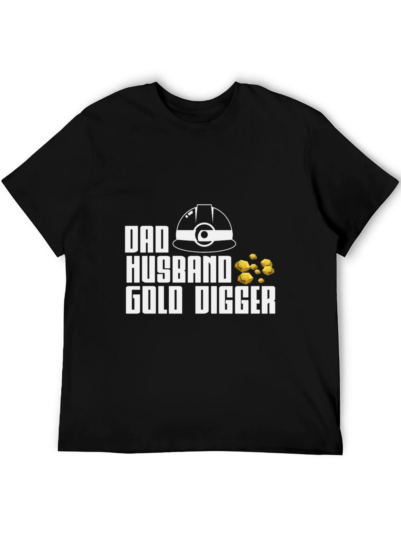 Dad Husband Gold Digger Graphic T-Shirt
