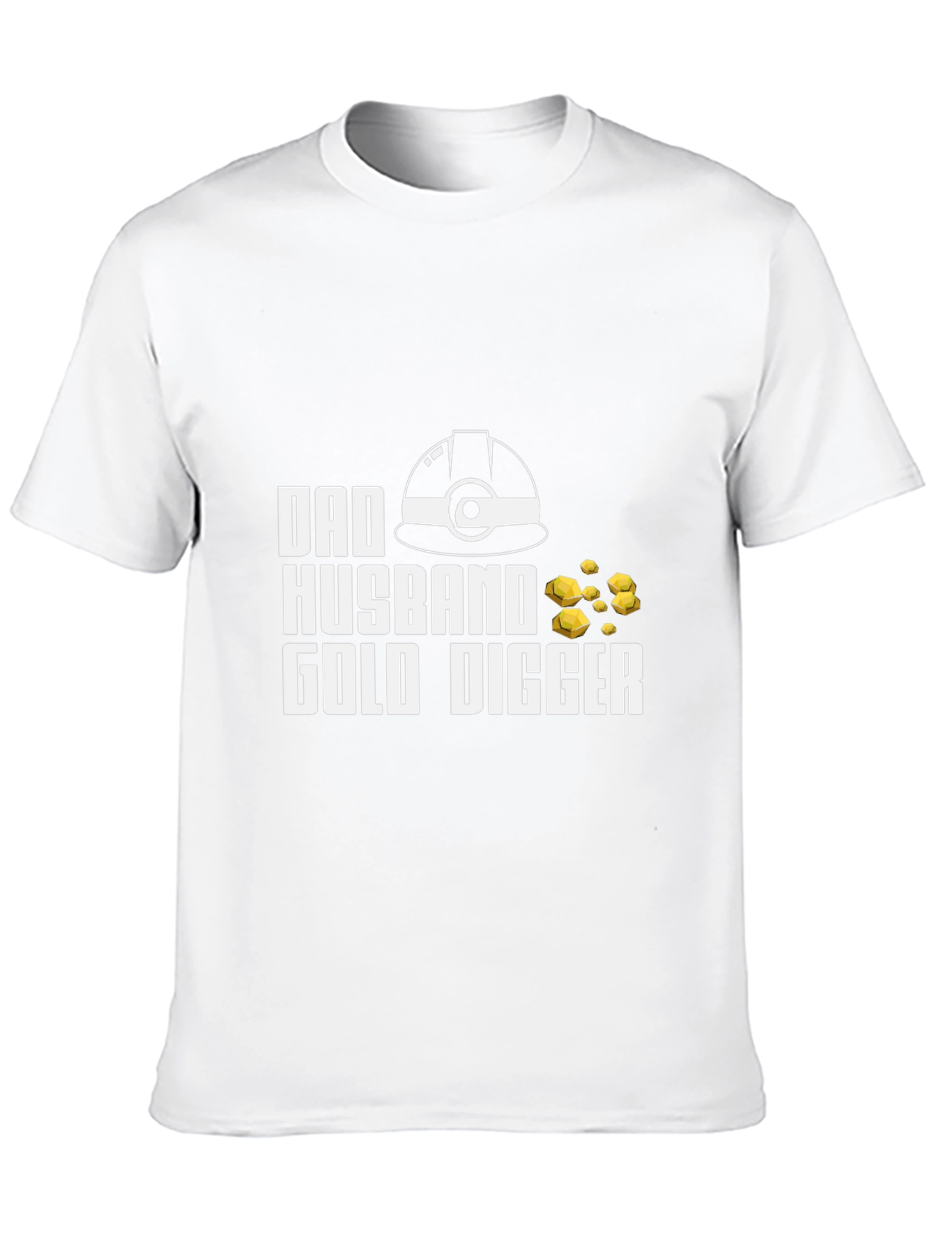 Dad Husband Gold Digger Graphic T-Shirt