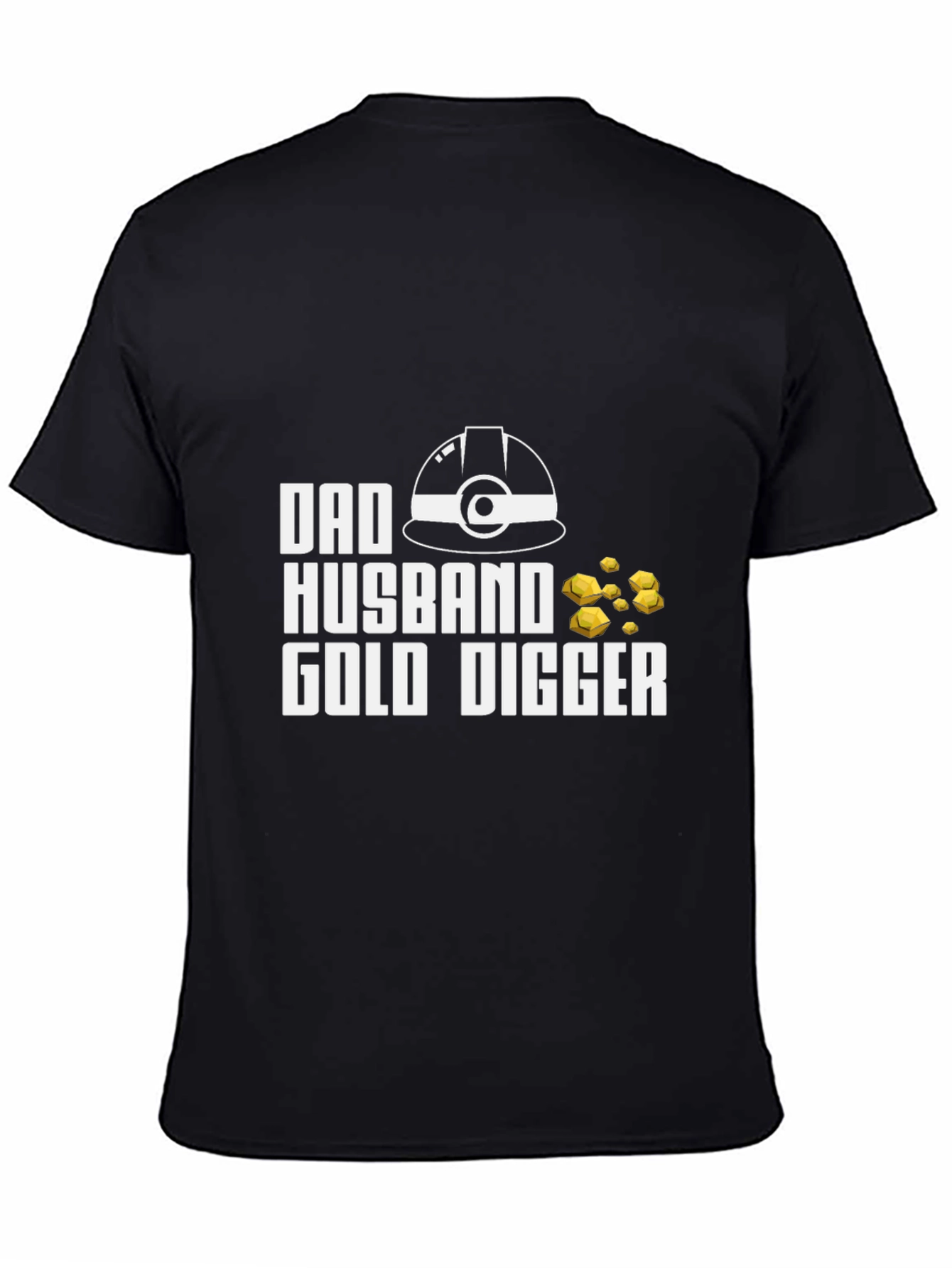 Dad Husband Gold Digger Graphic T-Shirt