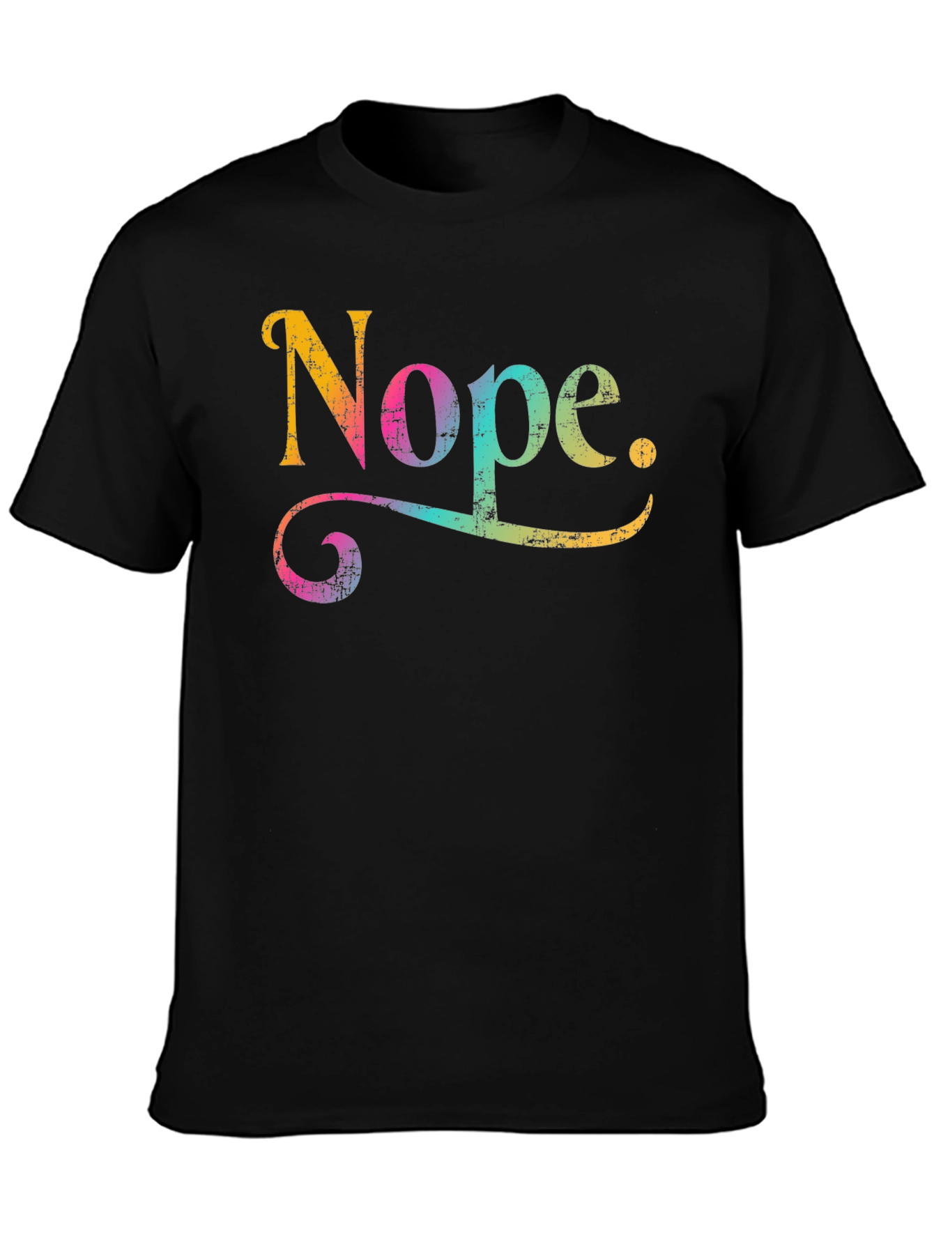 Nope Graphic Tee - Trendy Casual Wear