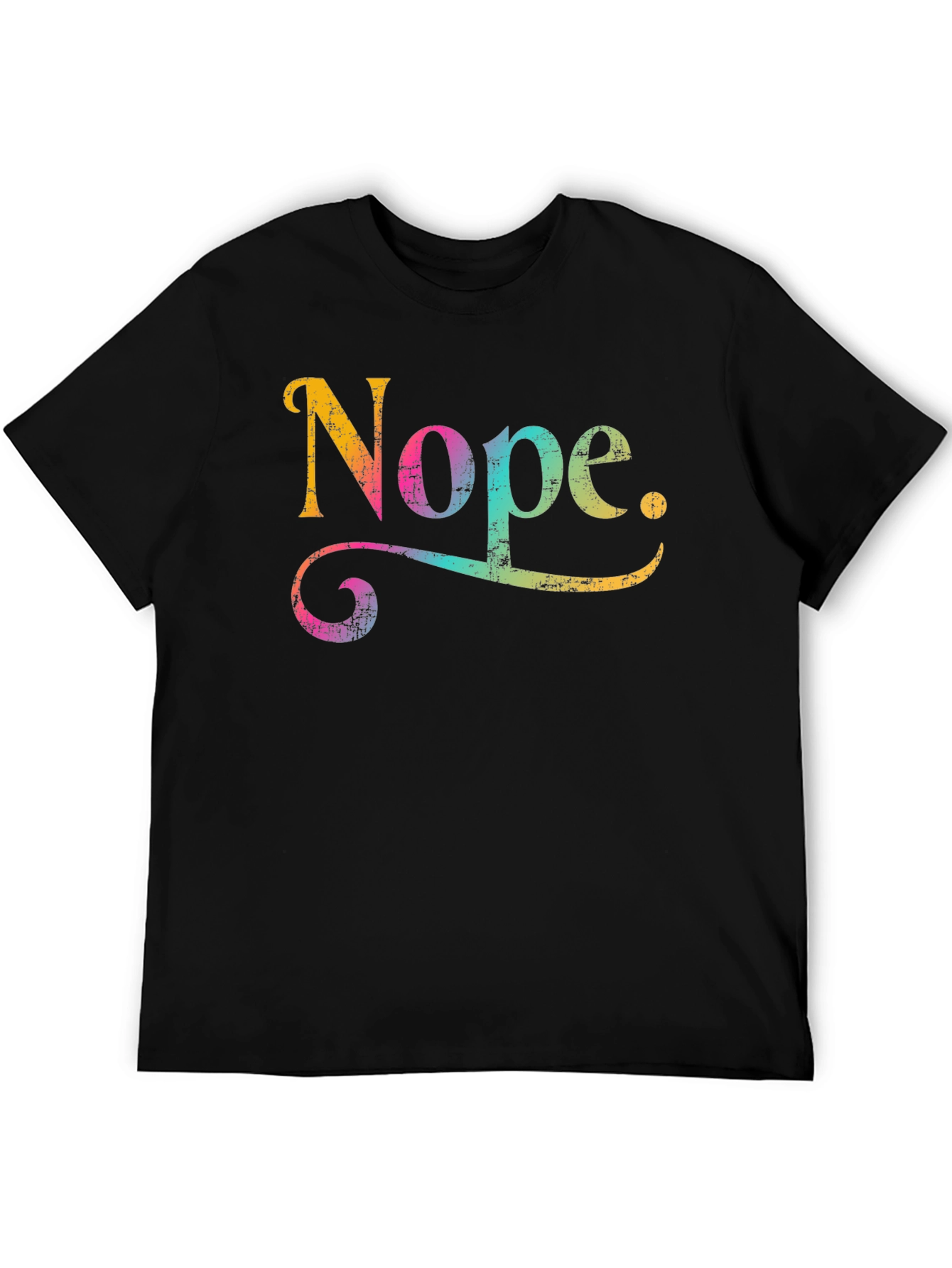 Nope Graphic Tee - Trendy Casual Wear