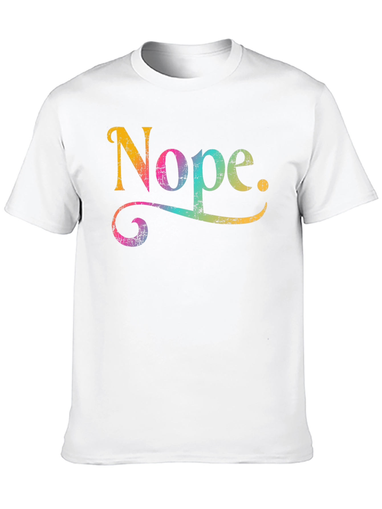 Nope Graphic Tee - Trendy Casual Wear