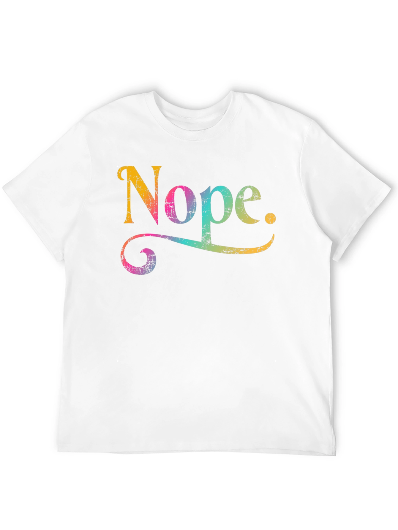 Nope Graphic Tee - Trendy Casual Wear
