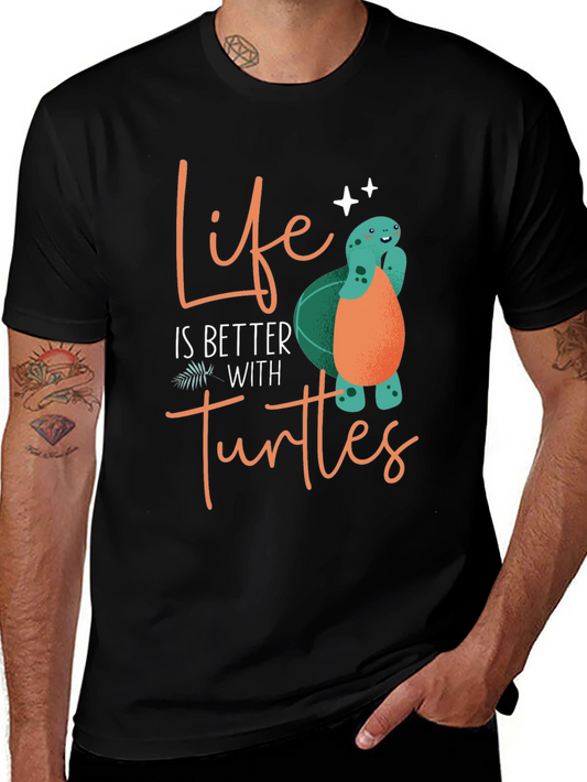 Life is Better with Turtles Graphic Tee