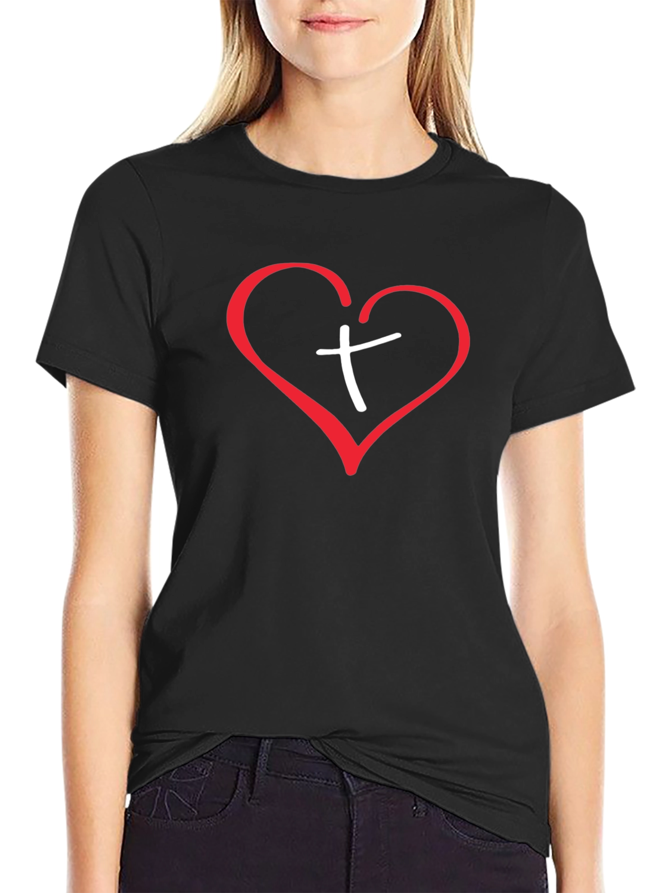 Faith Heart Christian T-Shirt