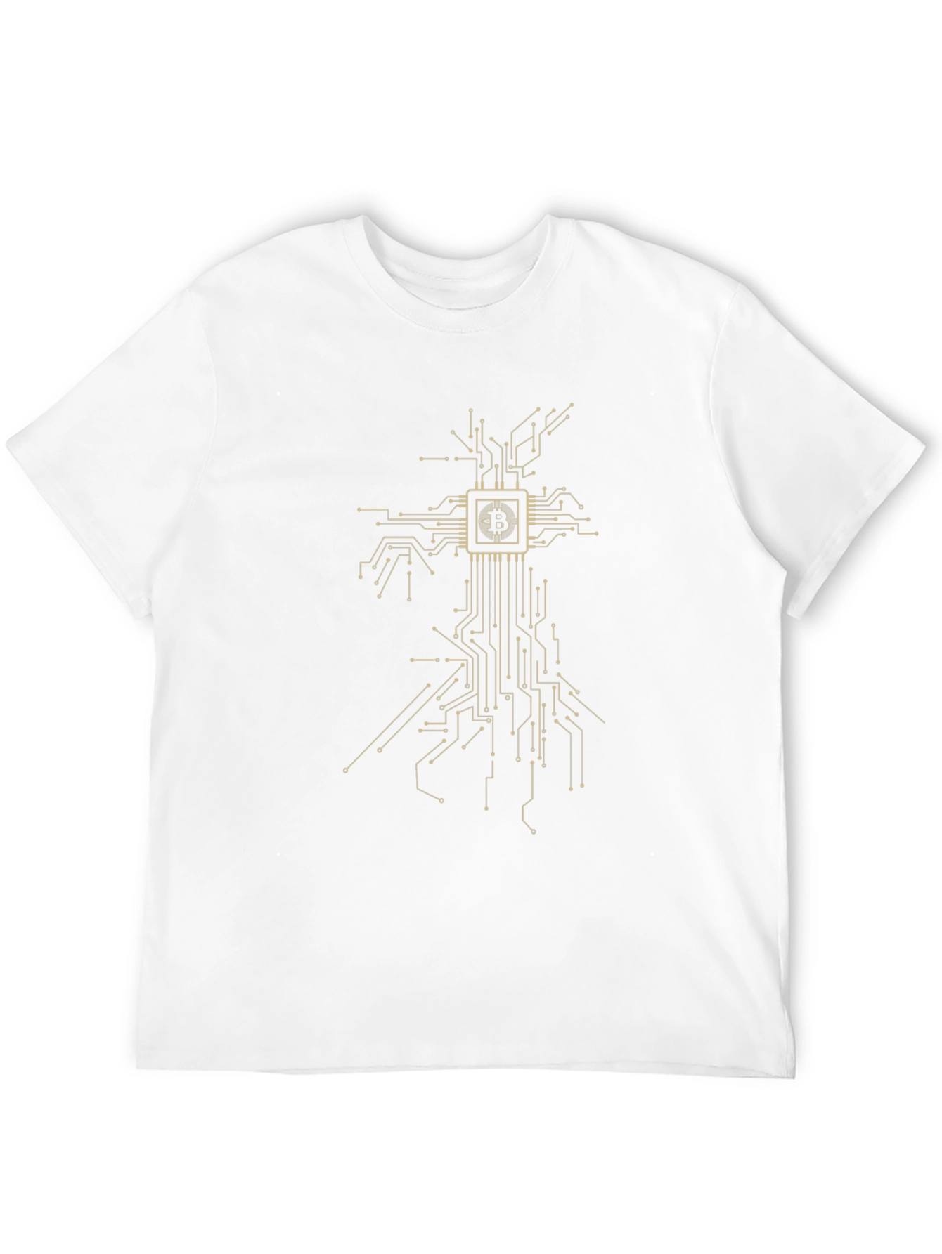 Bitcoin Circuit Board Black T-Shirt
